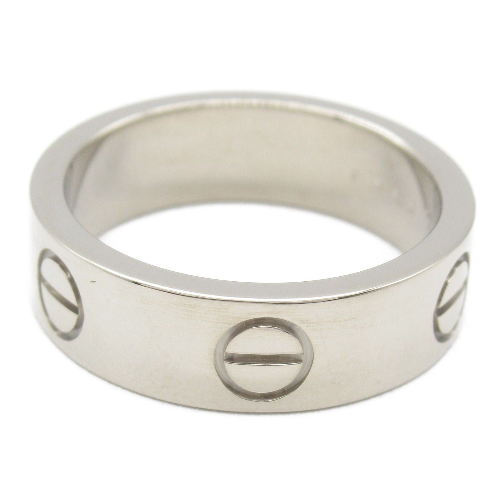 Cartier Cartier Love Ring K18Wg (White Gold) Silver Size ONE SIZE - 3 Thumbnail