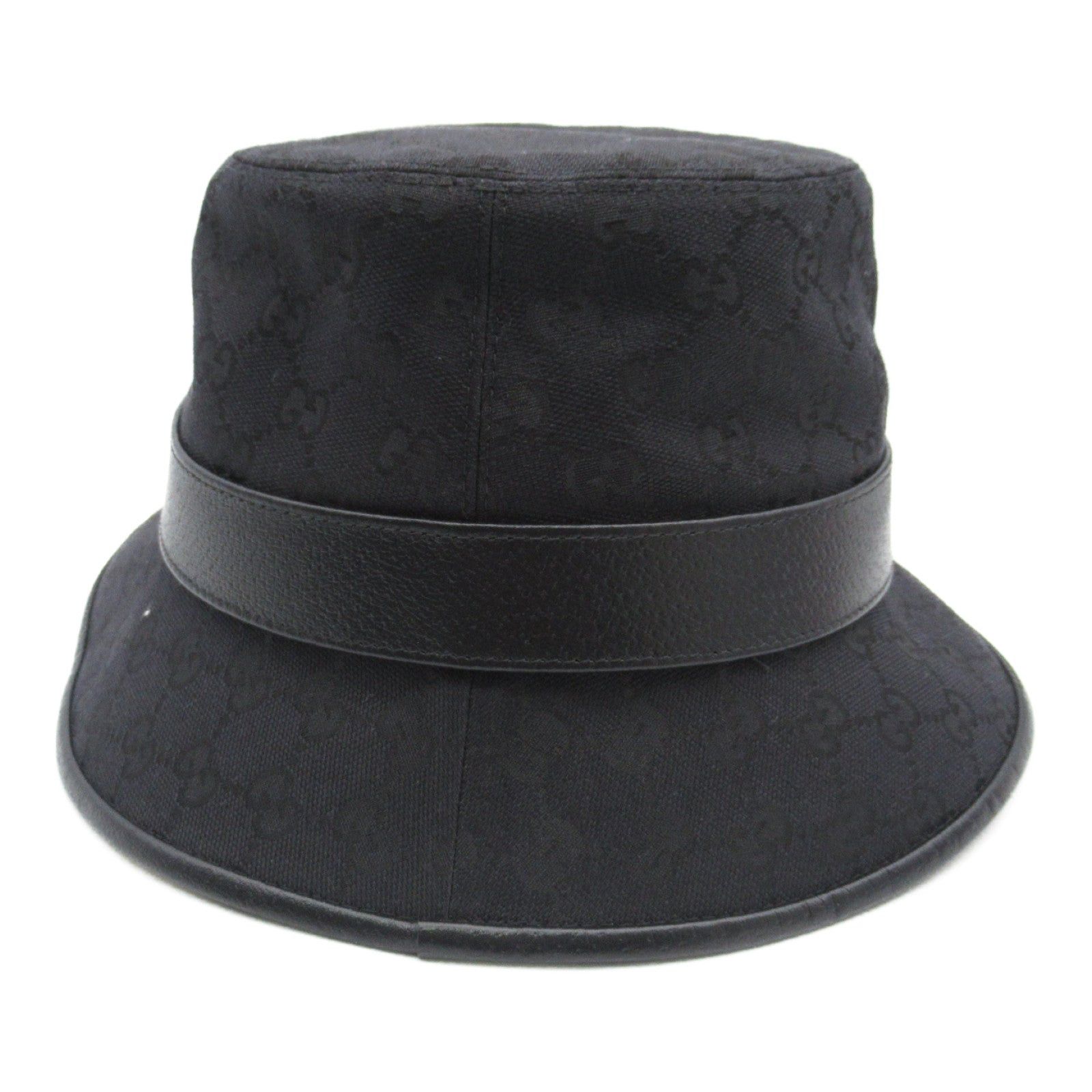 Gucci Gucci Hat Gg Canvas Black Size ONE SIZE - 2 Thumbnail