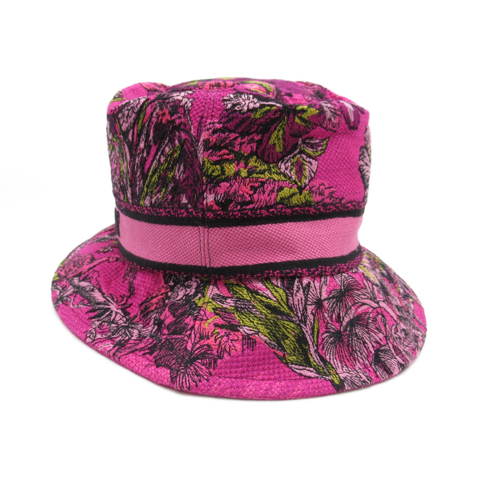 Dior Dior Bucket Hat Cotton Pink Size ONE SIZE - 3 Thumbnail