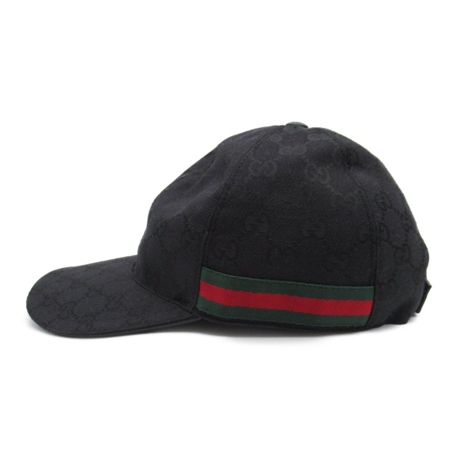 Gucci Gucci Baseball Cap Gg Canvas Black Size ONE SIZE - 3 Thumbnail