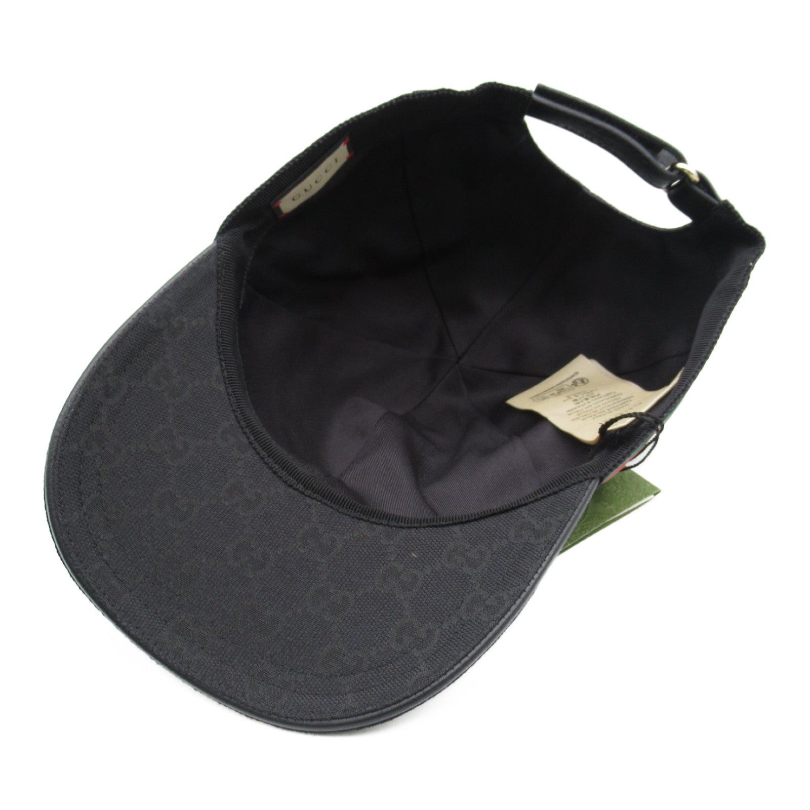 Gucci Gucci Baseball Cap Gg Canvas Black Size ONE SIZE - 4 Thumbnail