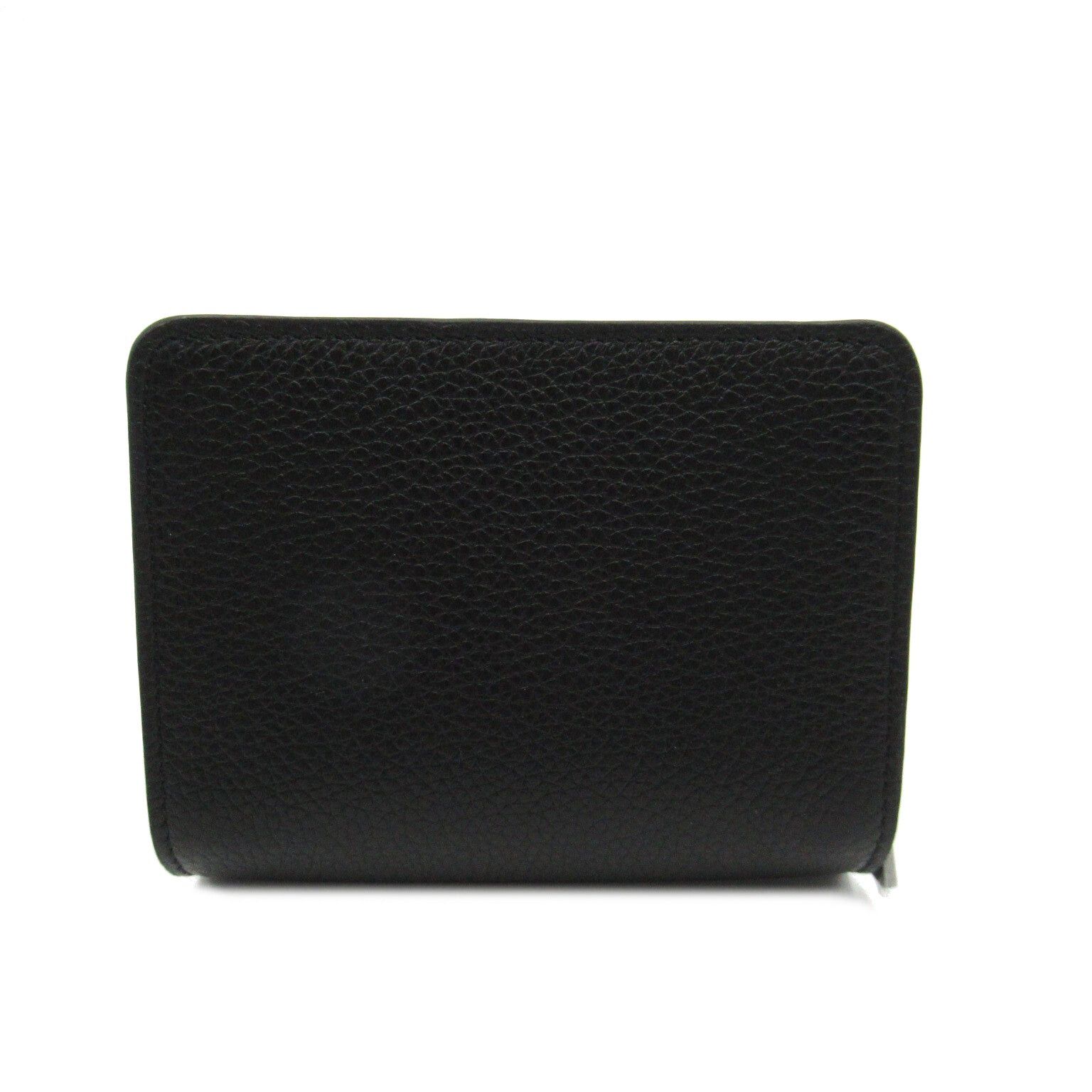 Christian Louboutin Christian Louboutin Bi My Side Bi-Fold Wallet Leather Black Red Size ONE SIZE - 2 Thumbnail