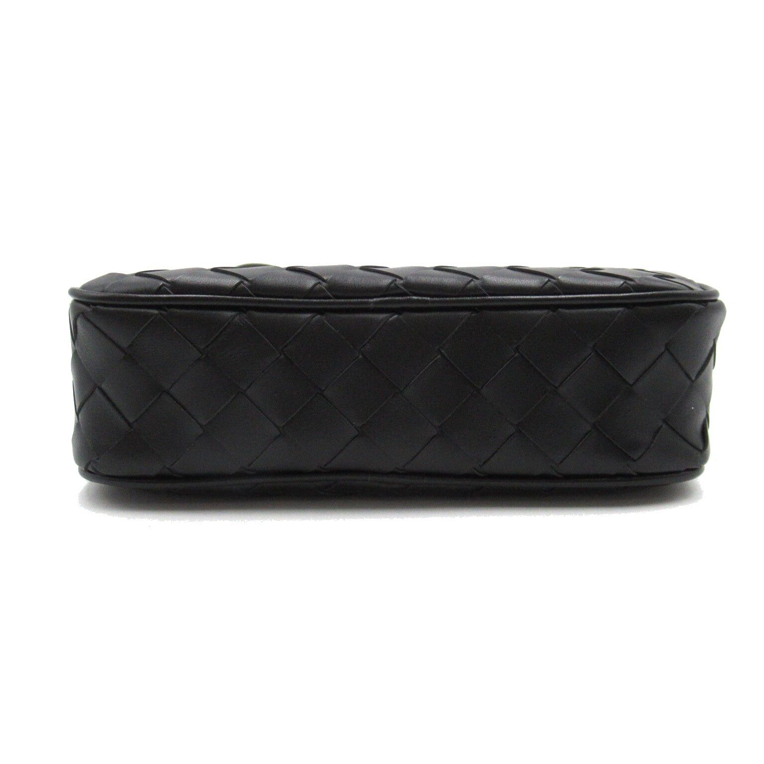 Bottega Veneta Bottega Veneta Mini Intrecciato Camera Bag Shoulder Calfskin (Cowhide) Black Size ONE SIZE - 4 Thumbnail