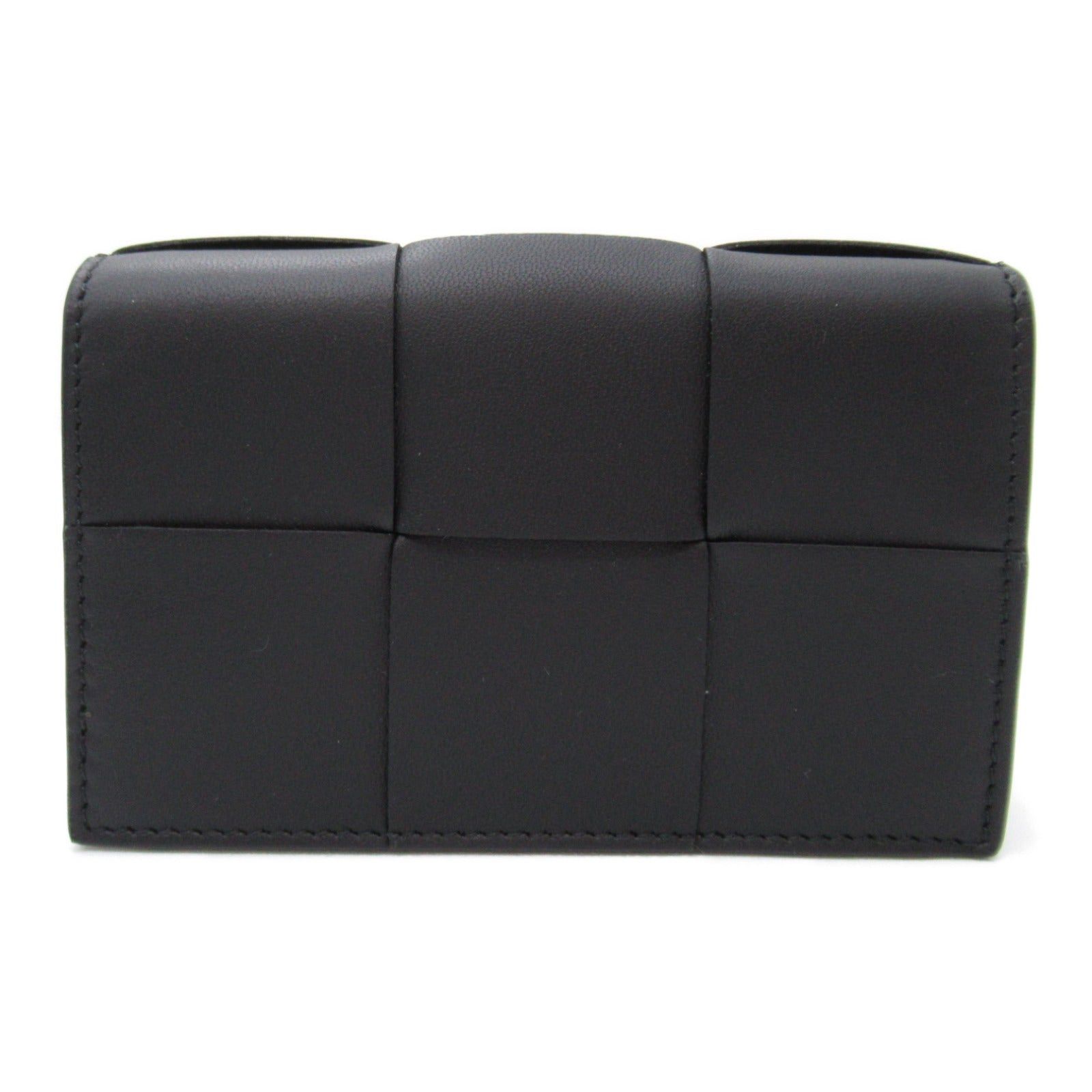 Bottega Veneta Bottega Veneta Card Case Lambskin (Sheepskin) Black Size ONE SIZE - 2 Thumbnail