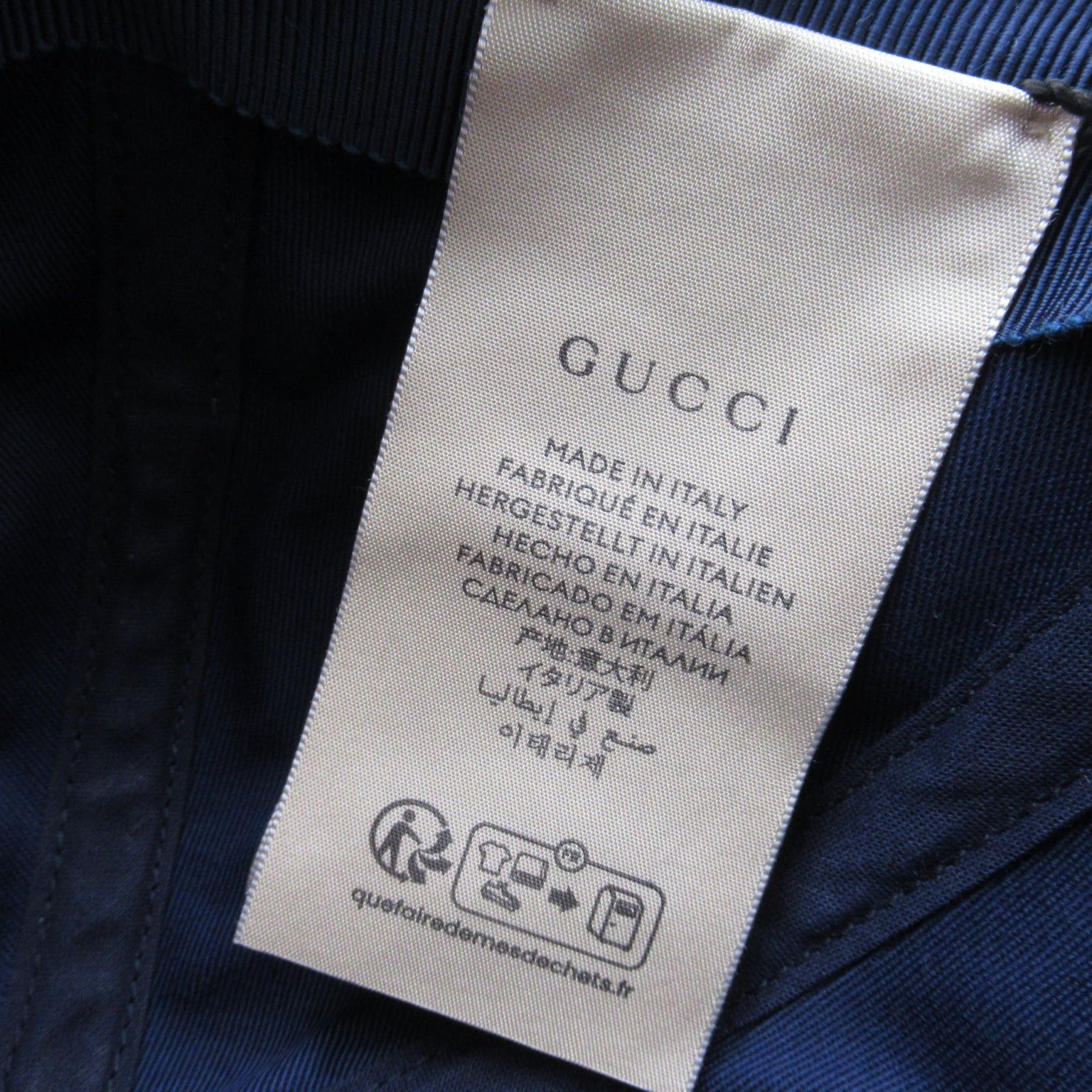 Gucci Gucci Baseball Cap Gg Canvas Cotton Blue Size ONE SIZE - 6 Thumbnail