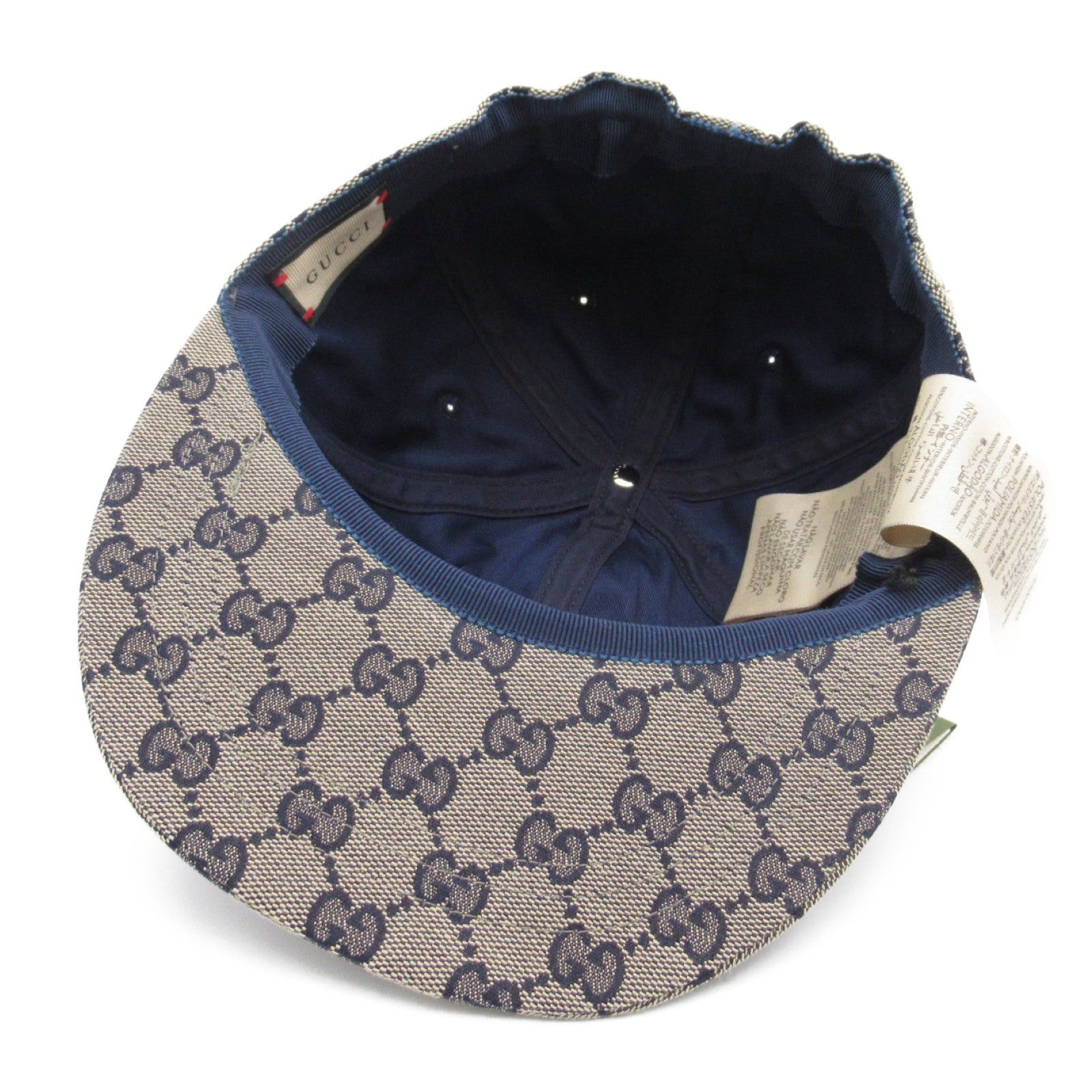 Gucci Gucci Baseball Cap Gg Canvas Cotton Blue Size ONE SIZE - 4 Thumbnail