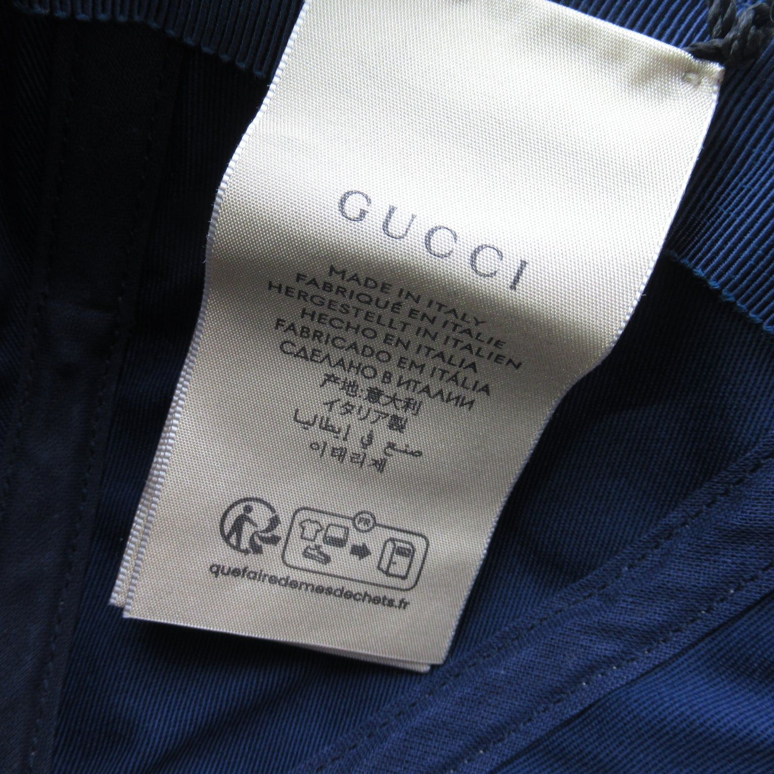 Gucci Gucci Baseball Cap Others Gg Cotton Canvas Blue Size ONE SIZE - 5 Thumbnail