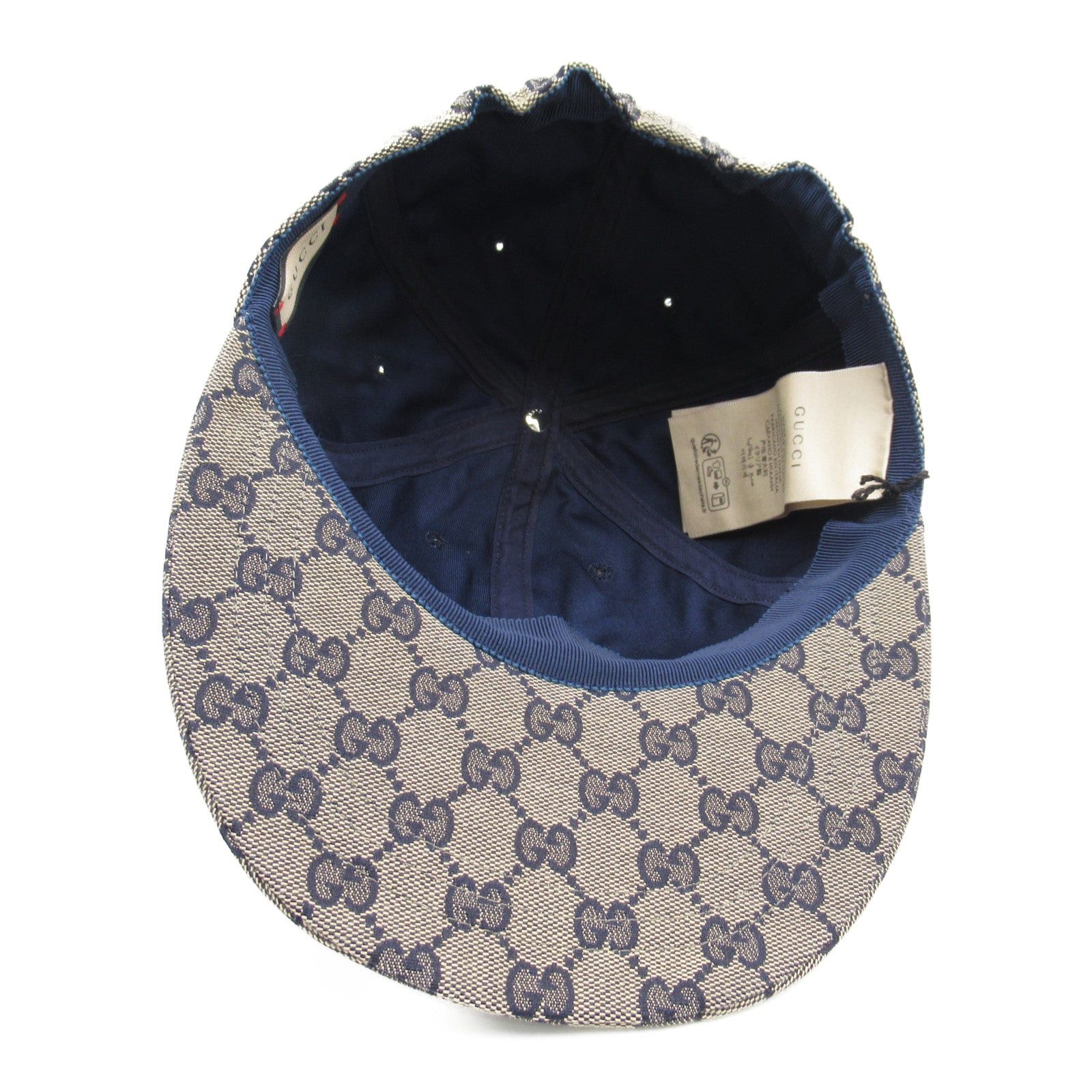 Gucci Gucci Baseball Cap Others Gg Cotton Canvas Blue Size ONE SIZE - 4 Thumbnail