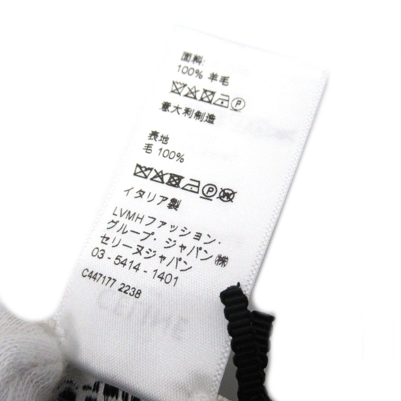 Celine Celine Scarf Wool Navy Size ONE SIZE - 6 Thumbnail