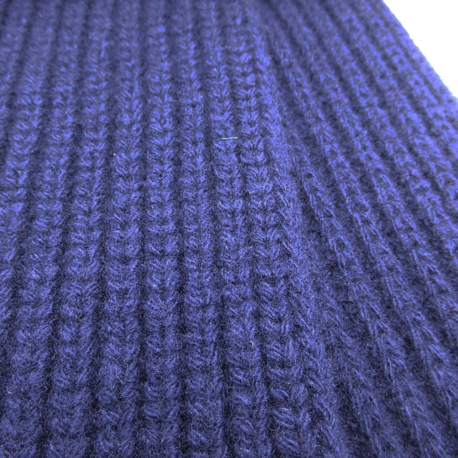 Celine Celine Scarf Wool Navy Size ONE SIZE - 4 Thumbnail