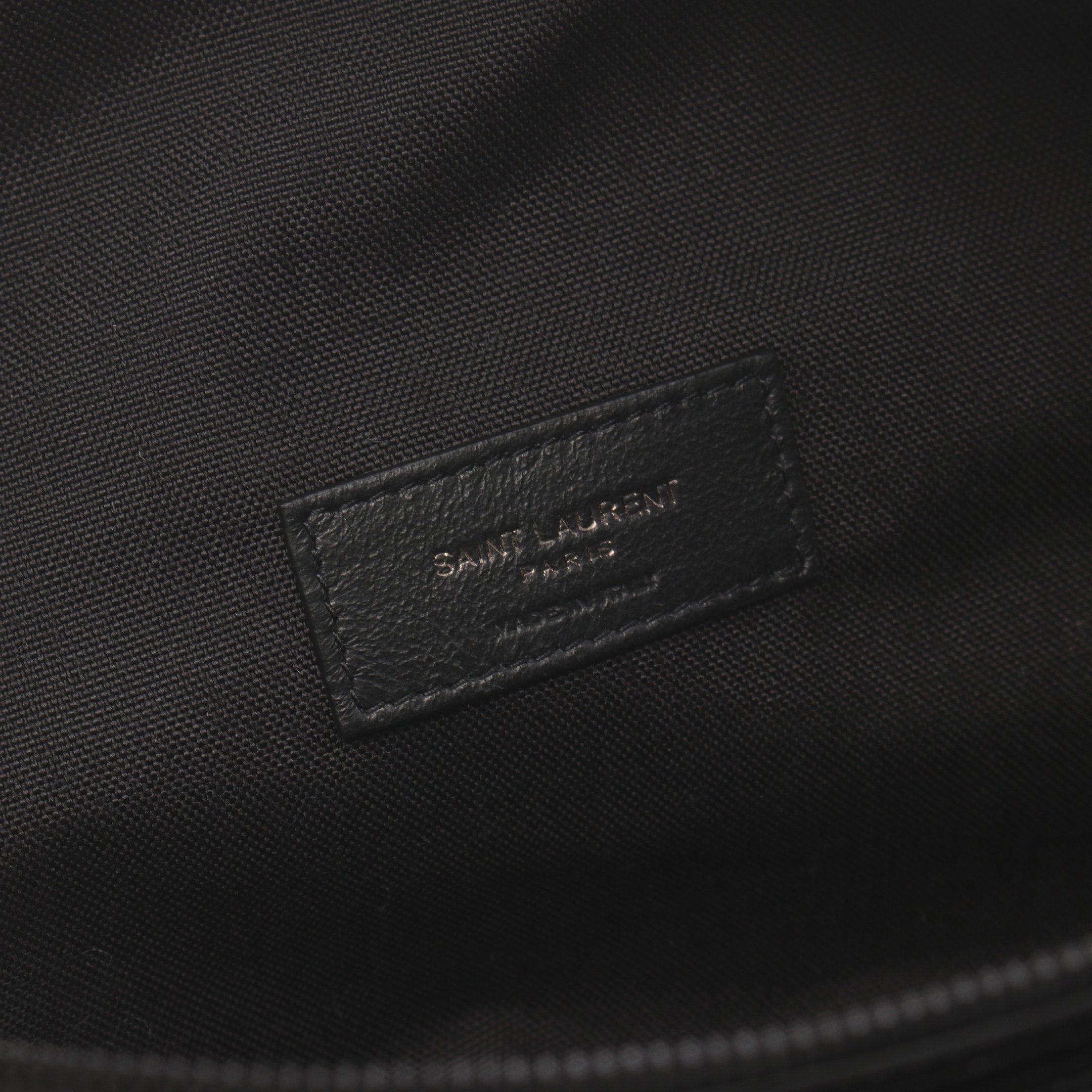 Yves Saint Laurent Yves Saint Laurent Nuxx Crossbody Bag Waist Body Logo Print Nylon Black Size ONE SIZE - 4 Thumbnail