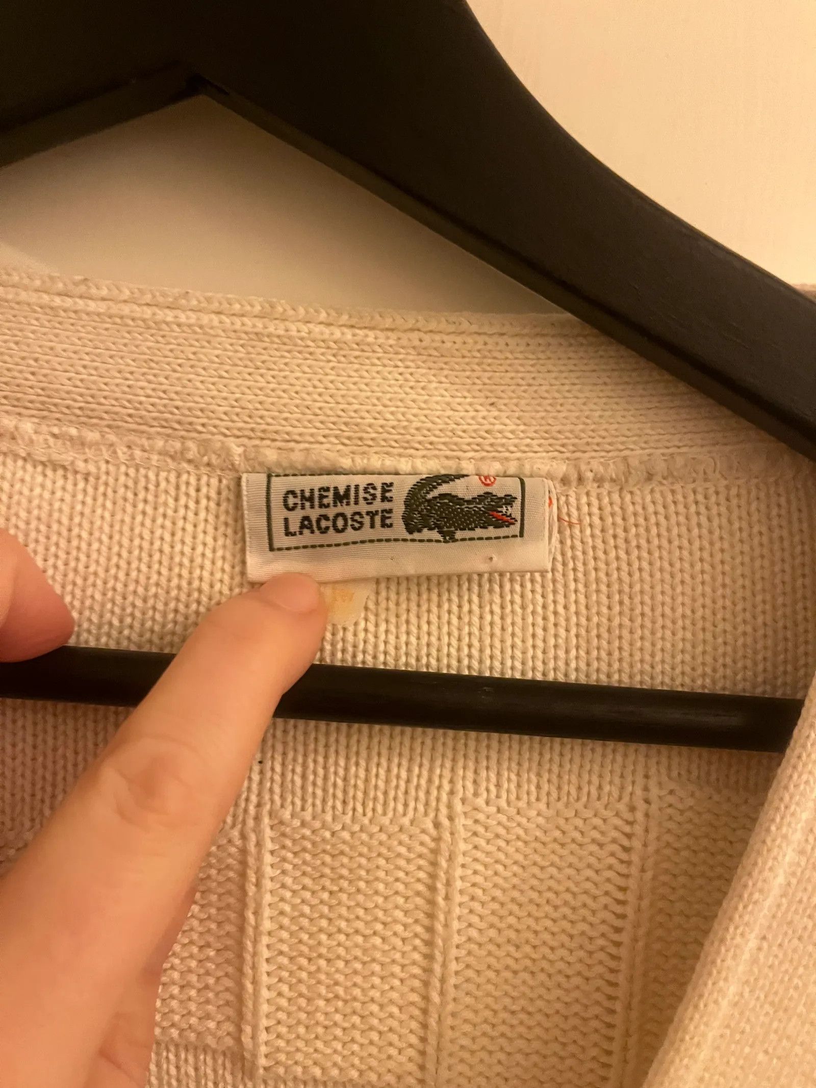 Lacoste Lacoste Vintage Cardigan Size XS / US 0-2 / IT 36-38 - 2 Thumbnail