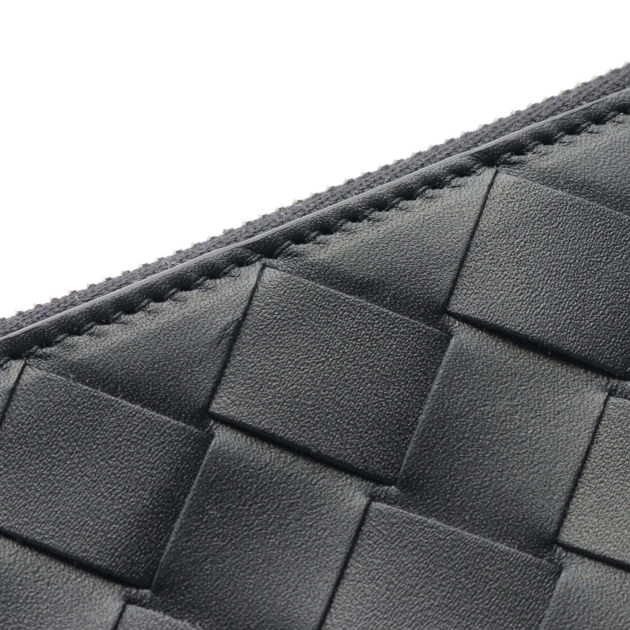 Bottega Veneta Bottega Veneta Intrecciato Fragment Case Card Coin Purse Leather Black Size ONE SIZE - 5 Thumbnail
