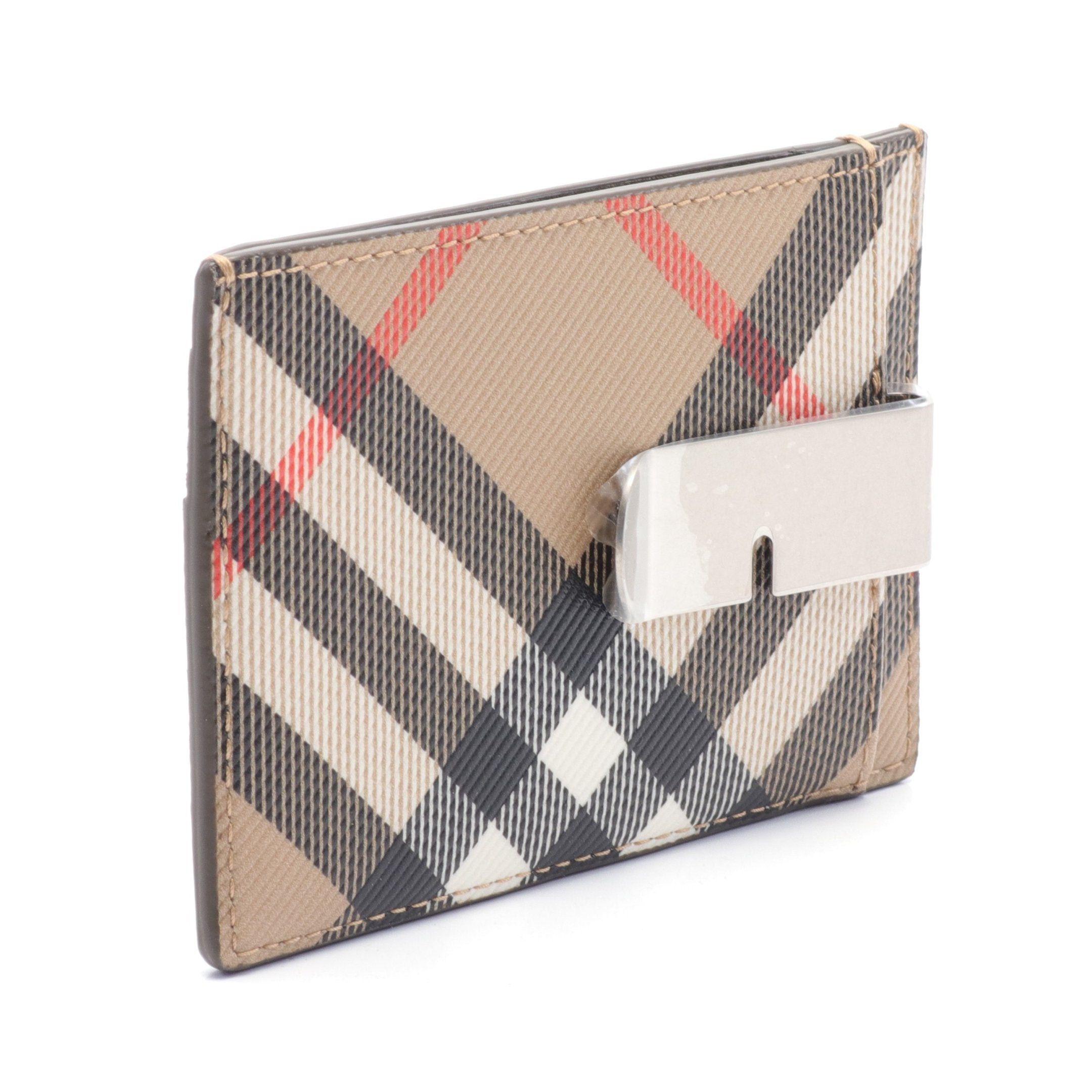 Burberry Burberry Card Case Check Beige Multicolor Size ONE SIZE - 2 Thumbnail