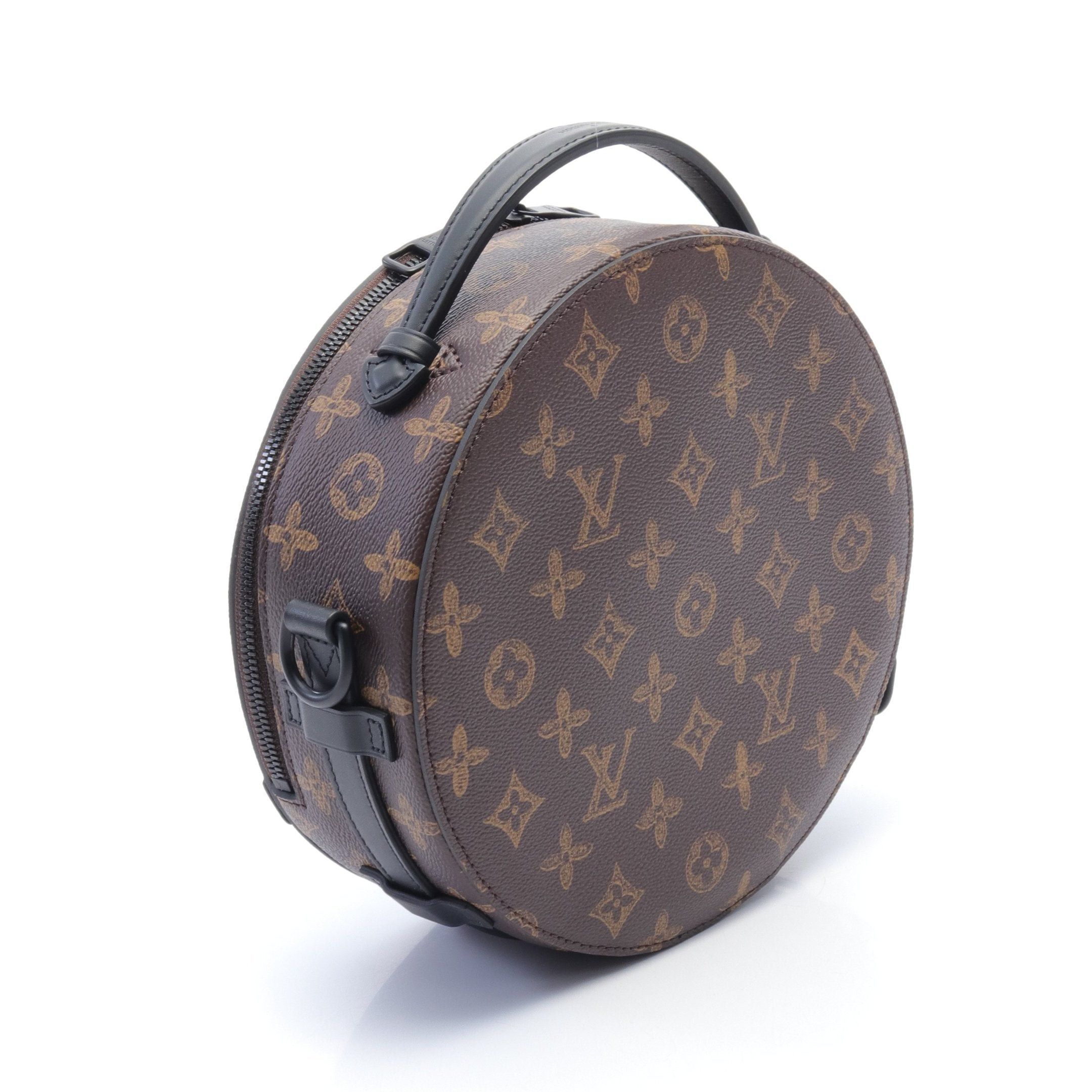Louis Vuitton Louis Vuitton Wheel Box Monogram Handbag Leather Brown Black Size ONE SIZE - 2 Thumbnail