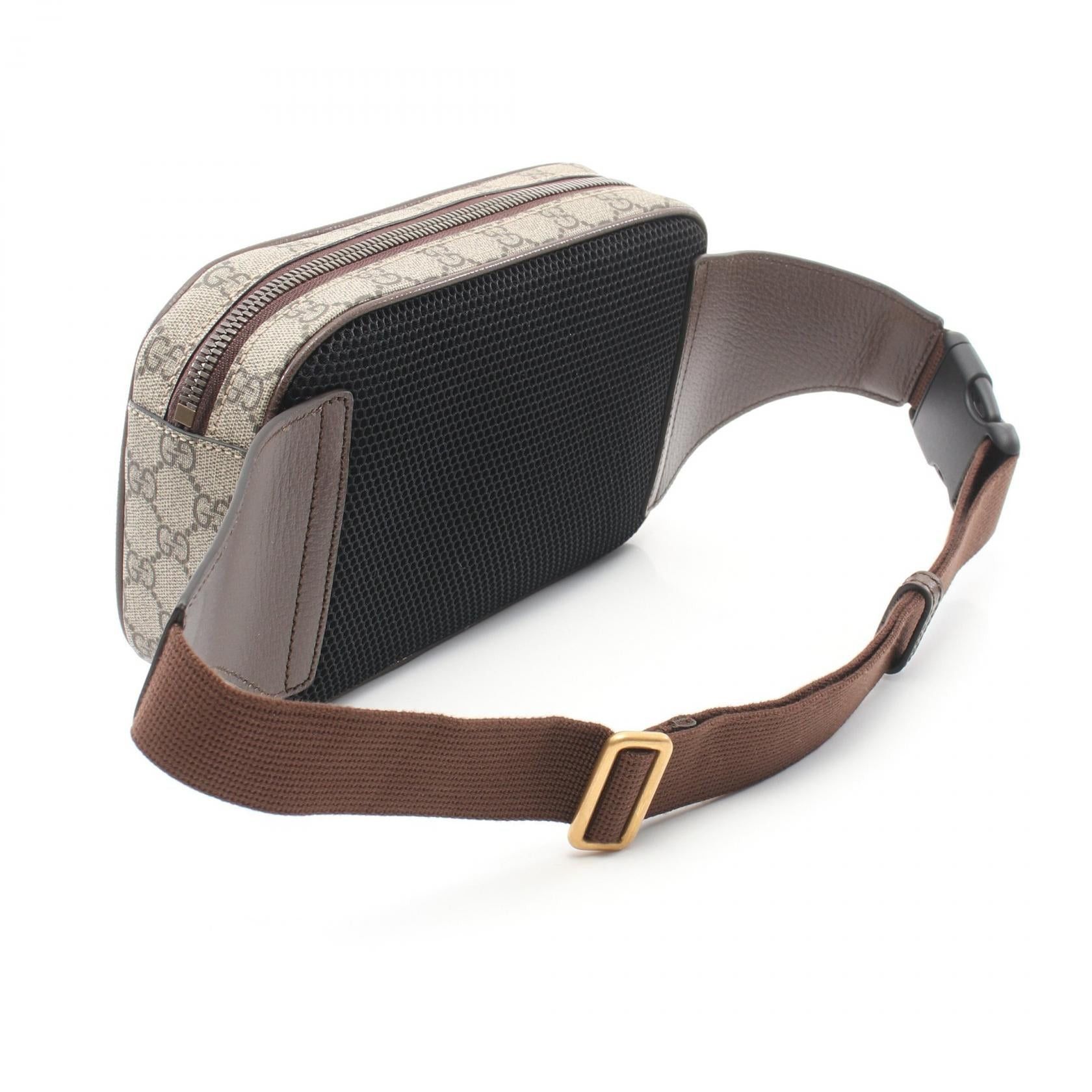 Gucci Gucci Ophidia Gg Supreme Body Bag Coated Canvas Leather Beige Brown Multicolor Size ONE SIZE - 2 Thumbnail