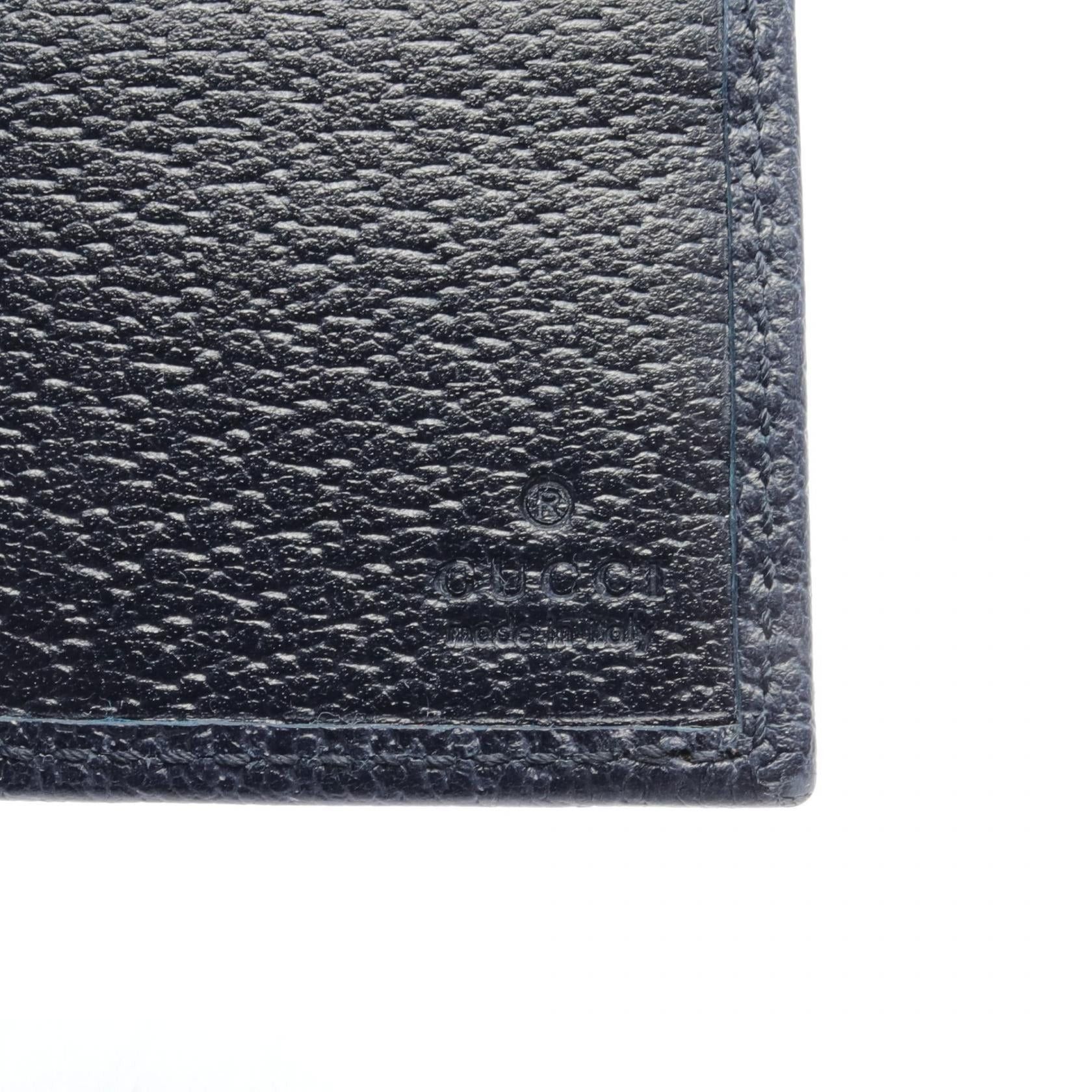 Gucci Gucci Ophidia Gg Supreme Sherry Line Bi-Fold Wallet Coated Canvas Leather Navy Beige Red Size ONE SIZE - 4 Thumbnail