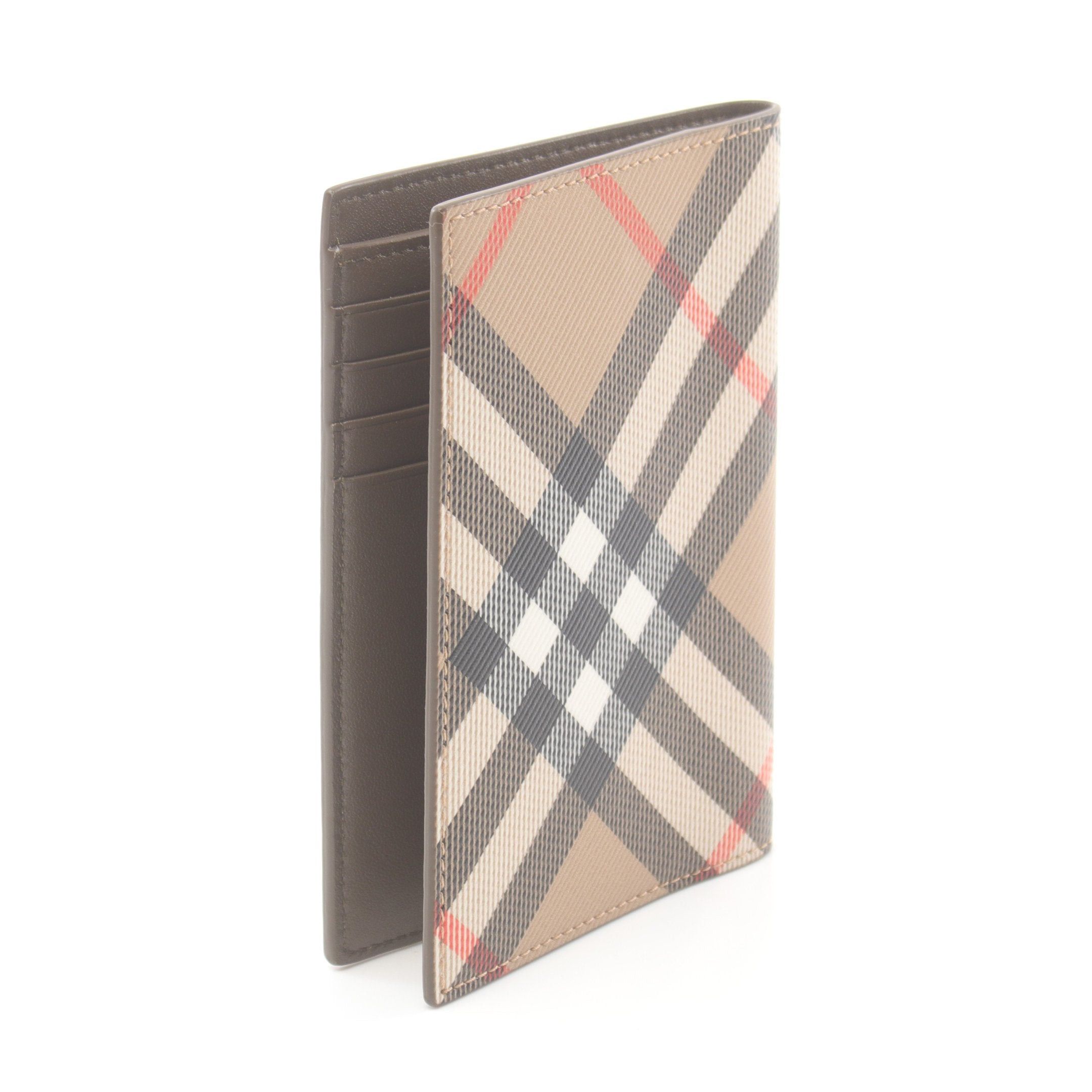 Burberry Burberry Check Passport Case Card Beige Multicolor Size ONE SIZE - 2 Thumbnail