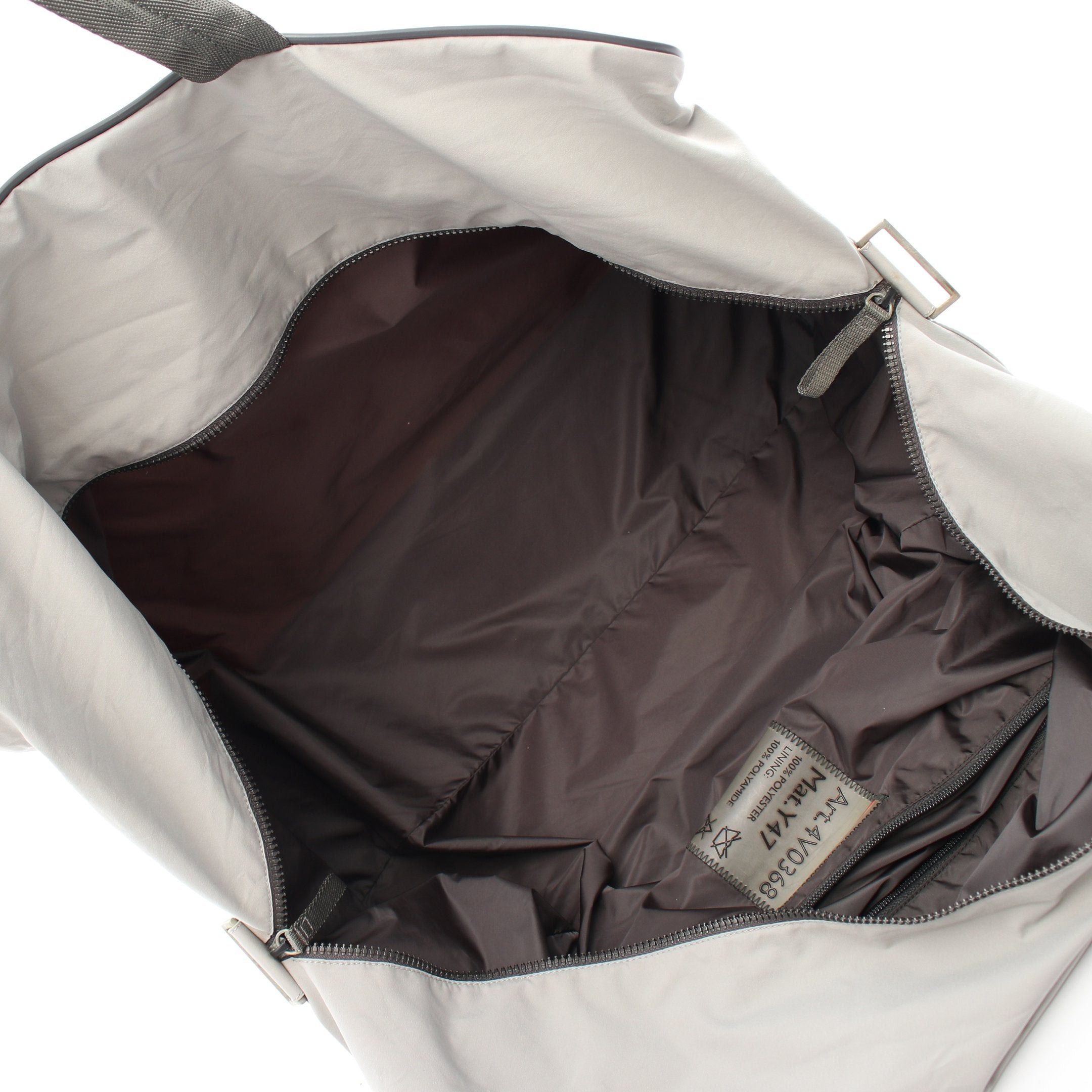 Prada Prada Boston Bag Gray Size ONE SIZE - 3 Thumbnail