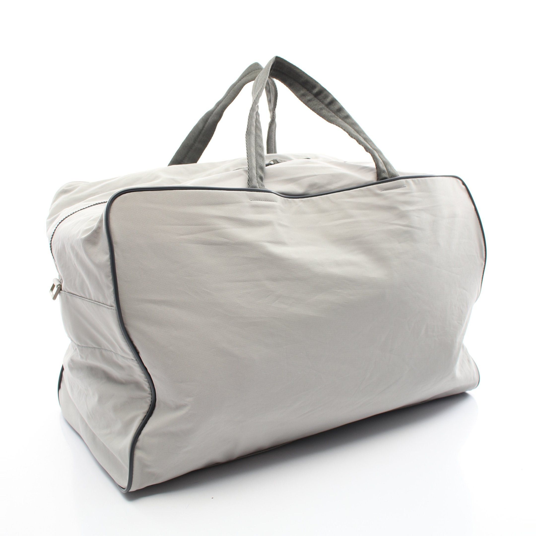Prada Prada Boston Bag Gray Size ONE SIZE - 2 Thumbnail