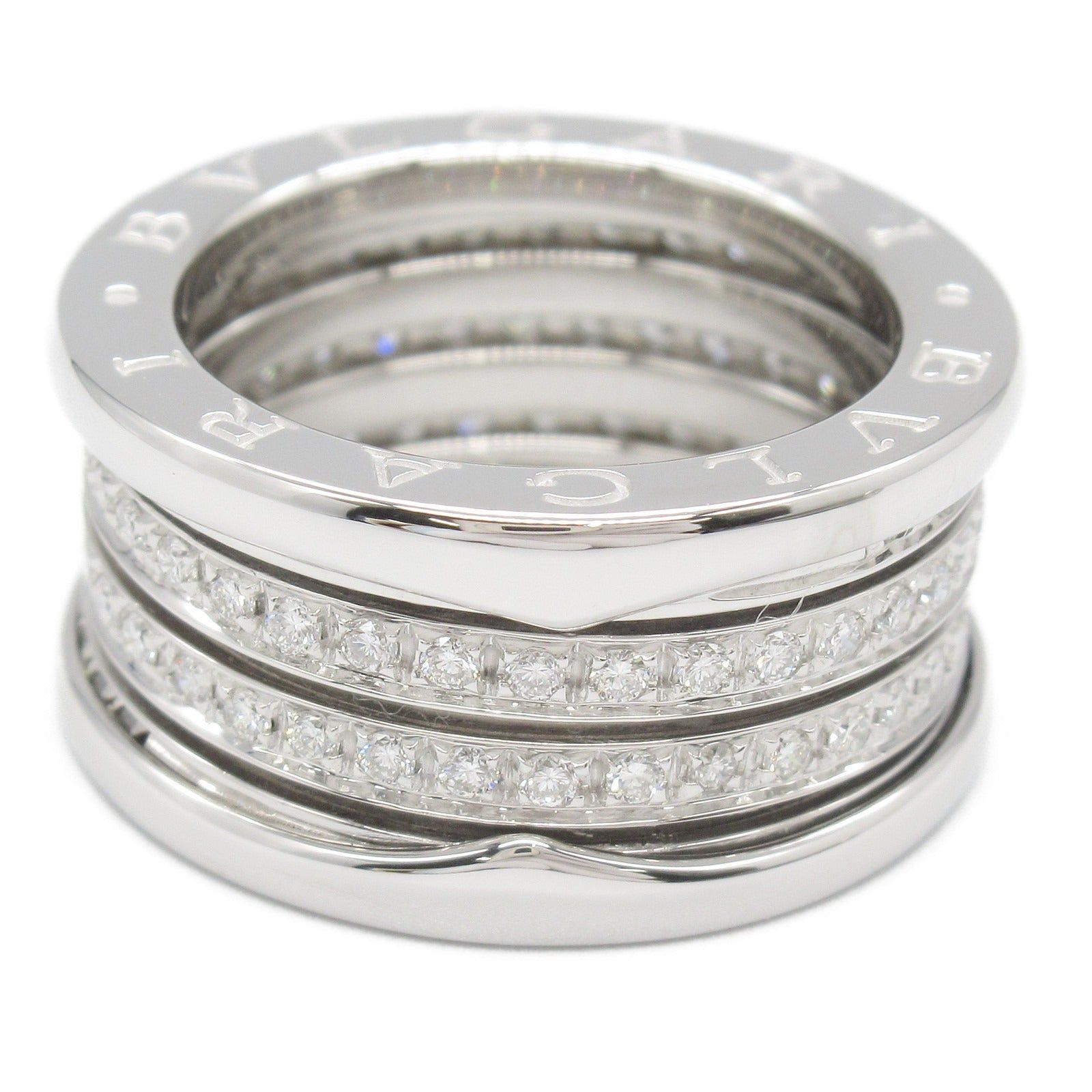 Bvlgari Bvlgari B Zero One Diamond Ring K18Wg (White Gold) Clear Size ONE SIZE - 3 Thumbnail