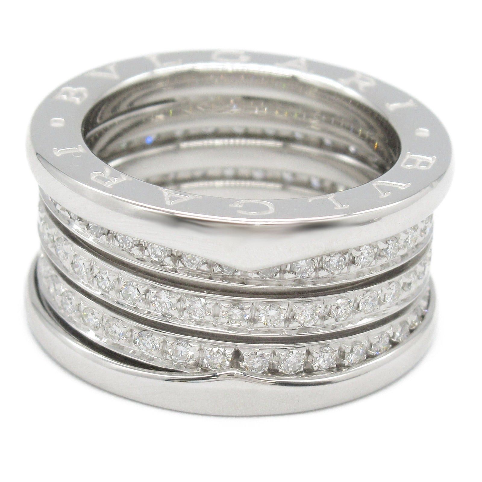 Bvlgari Bvlgari B Zero One Diamond Ring K18Wg (White Gold) Clear Size ONE SIZE - 2 Thumbnail