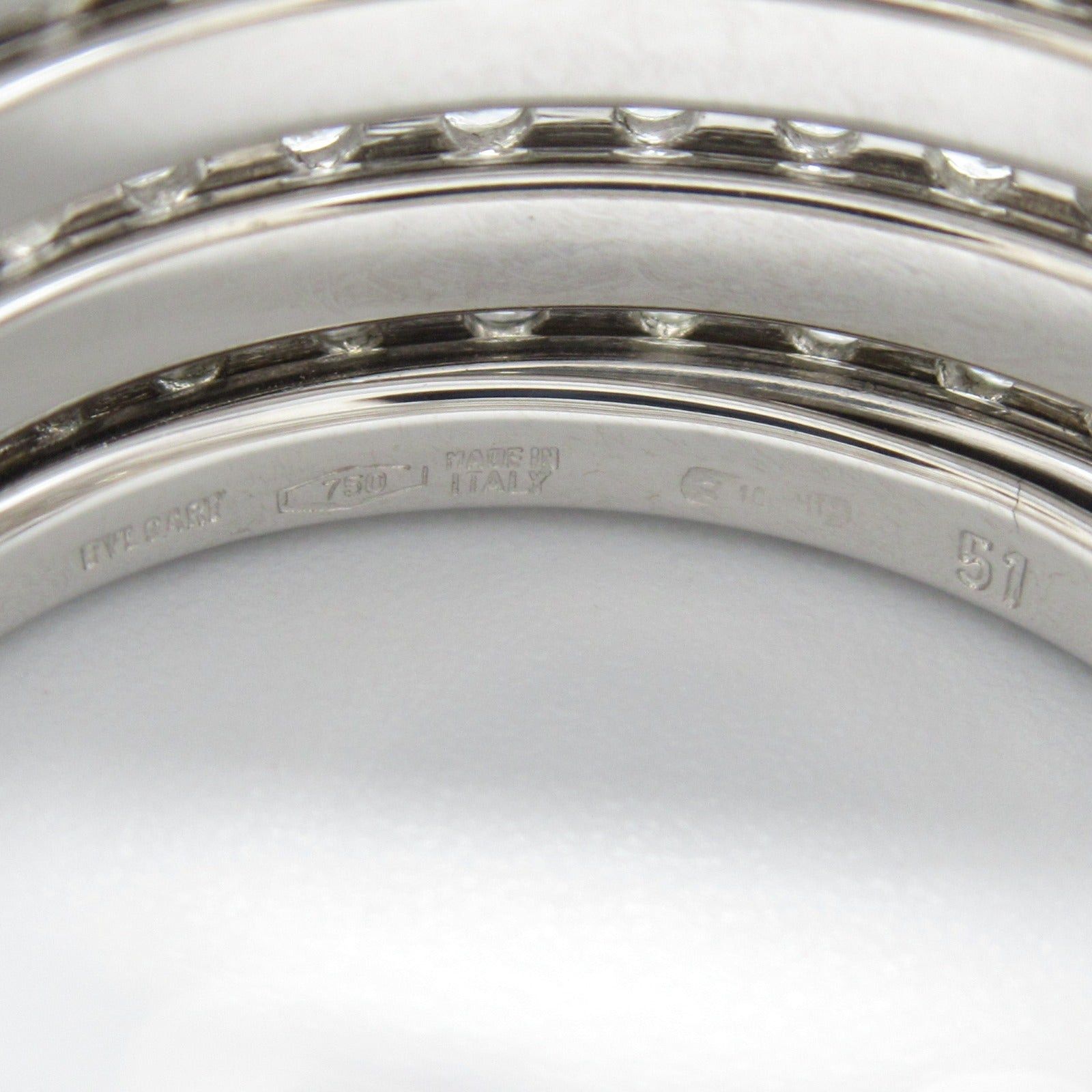 Bvlgari Bvlgari B Zero One Diamond Ring K18Wg (White Gold) Clear Size ONE SIZE - 4 Thumbnail