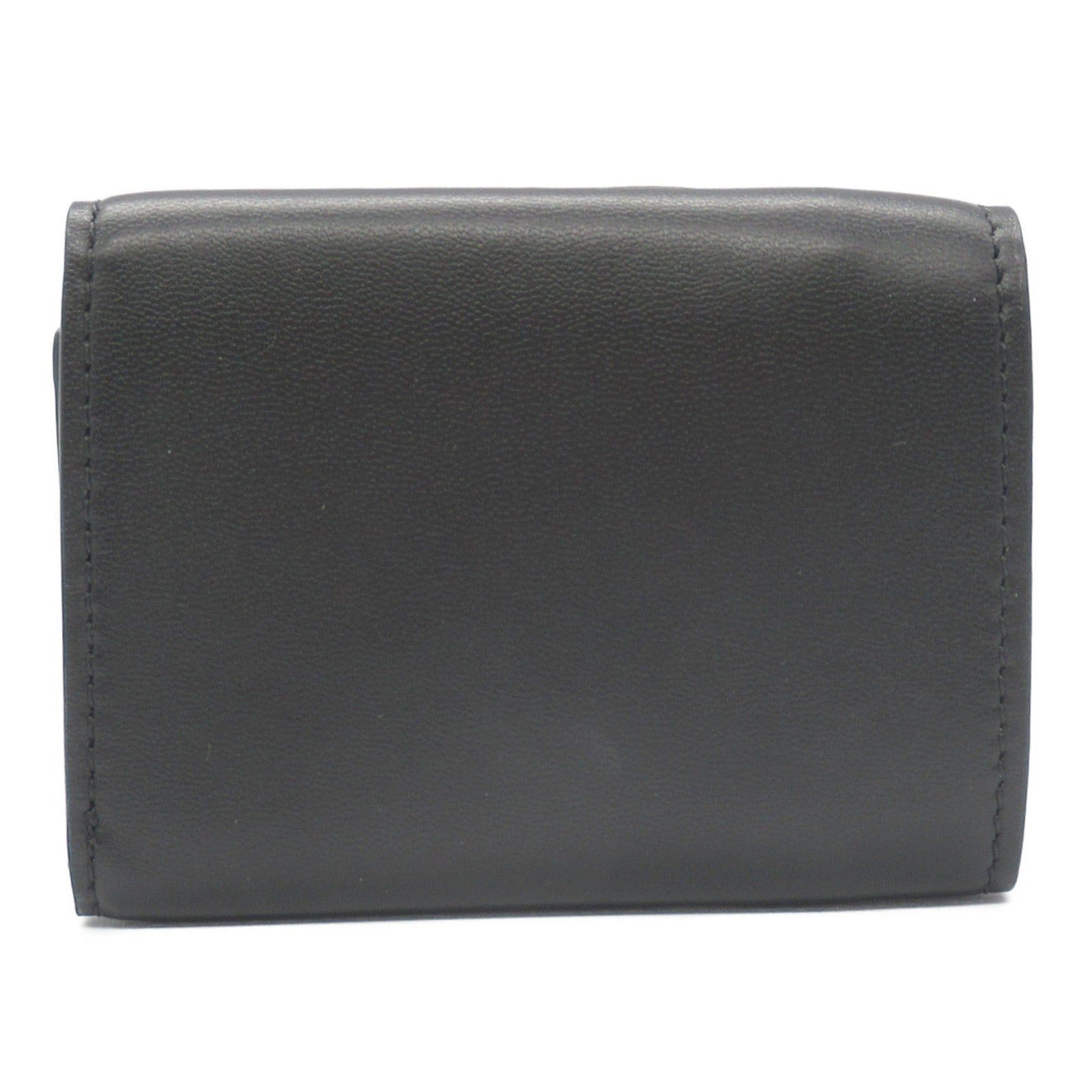 Fendi Fendi Tri-Fold Wallet Trifold Leather Black Size ONE SIZE - 2 Thumbnail