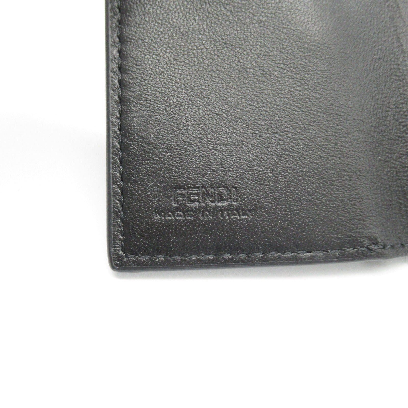 Fendi Fendi Tri-Fold Wallet Trifold Leather Black Size ONE SIZE - 8 Thumbnail