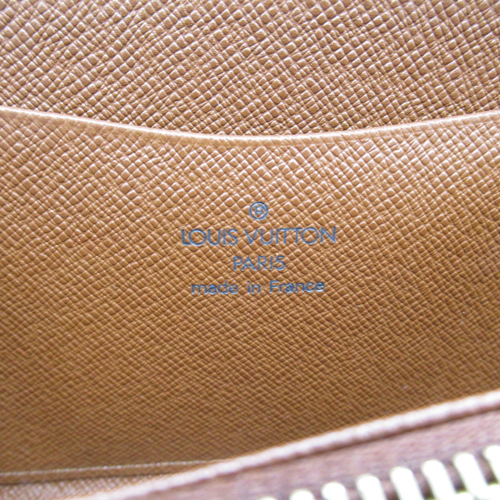 Louis Vuitton Louis Vuitton Portmonesip Round Long Wallet Zipper Coated Canvas Monogram Brown Size ONE SIZE - 6 Thumbnail