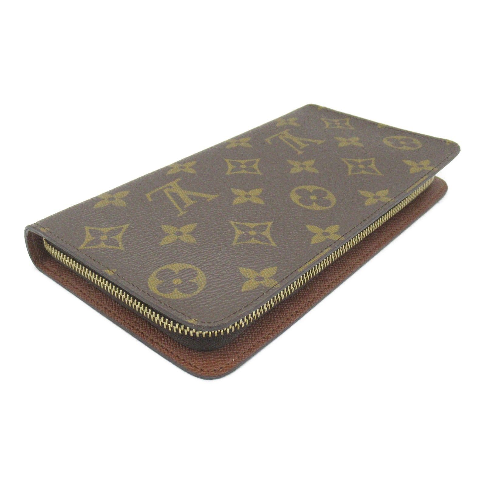 Louis Vuitton Louis Vuitton Portmonesip Round Long Wallet Zipper Coated Canvas Monogram Brown Size ONE SIZE - 3 Thumbnail