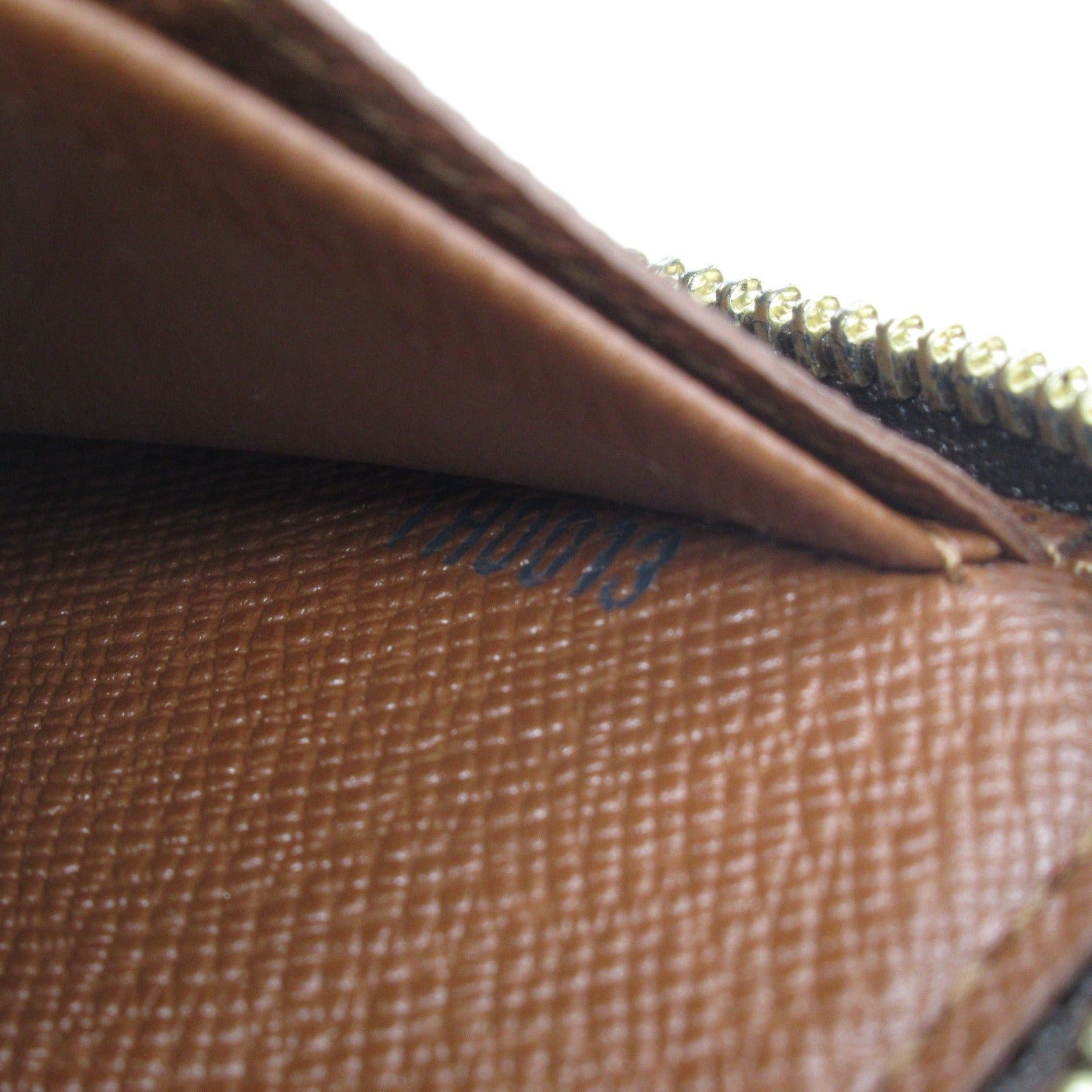 Louis Vuitton Louis Vuitton Portmonesip Round Long Wallet Zipper Coated Canvas Monogram Brown Size ONE SIZE - 7 Thumbnail