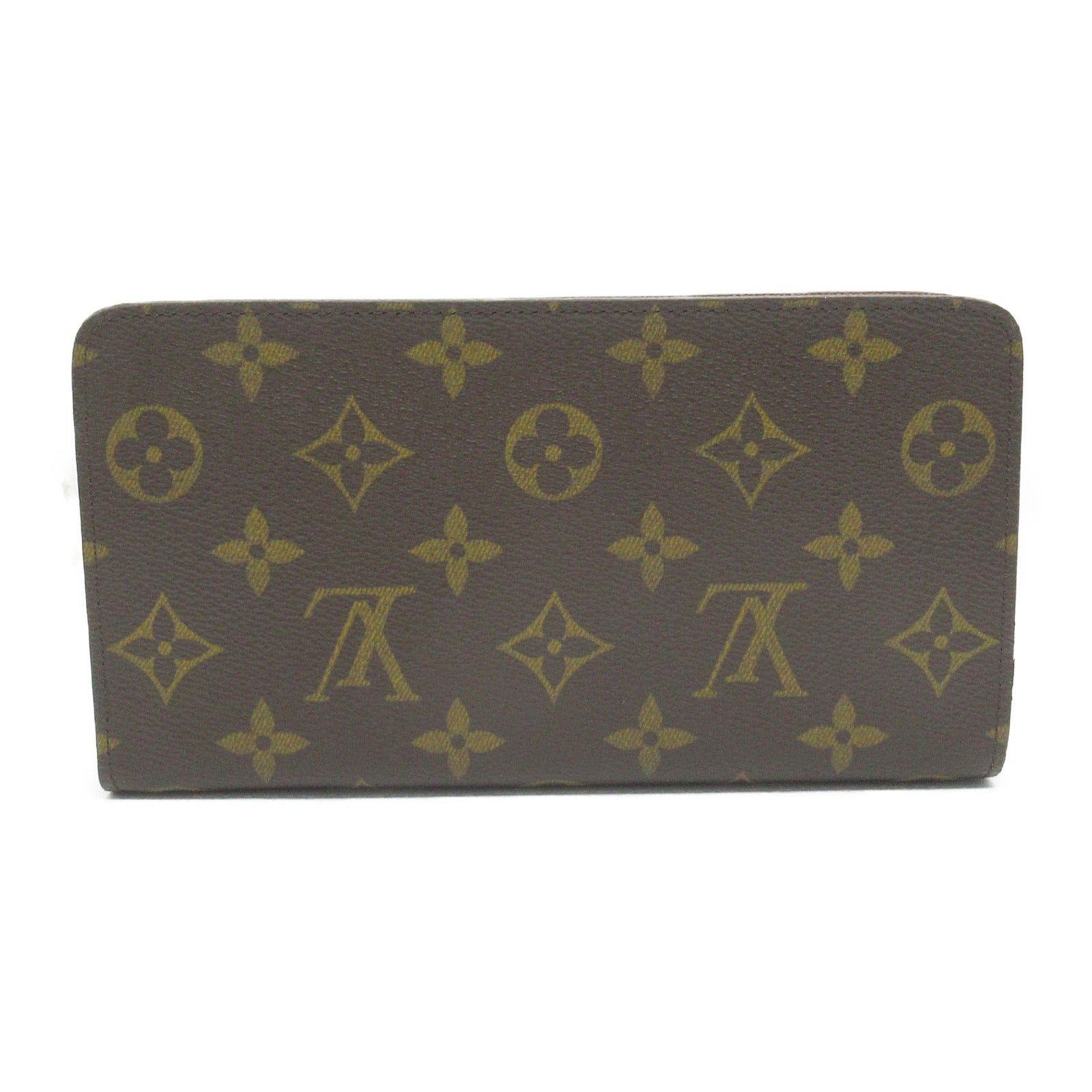 Louis Vuitton Louis Vuitton Portmonesip Round Long Wallet Zipper Coated Canvas Monogram Brown Size ONE SIZE - 2 Thumbnail