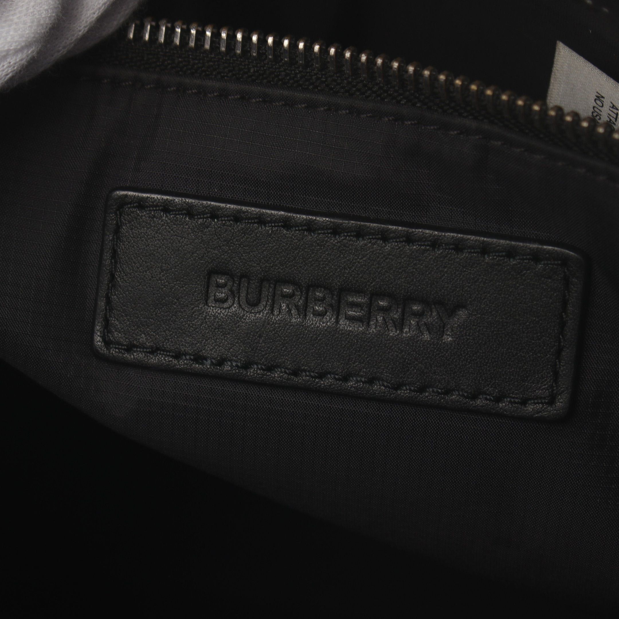 Burberry Burberry Econyl Handbag Tote Bag Nylon Leather Black Size ONE SIZE - 4 Thumbnail
