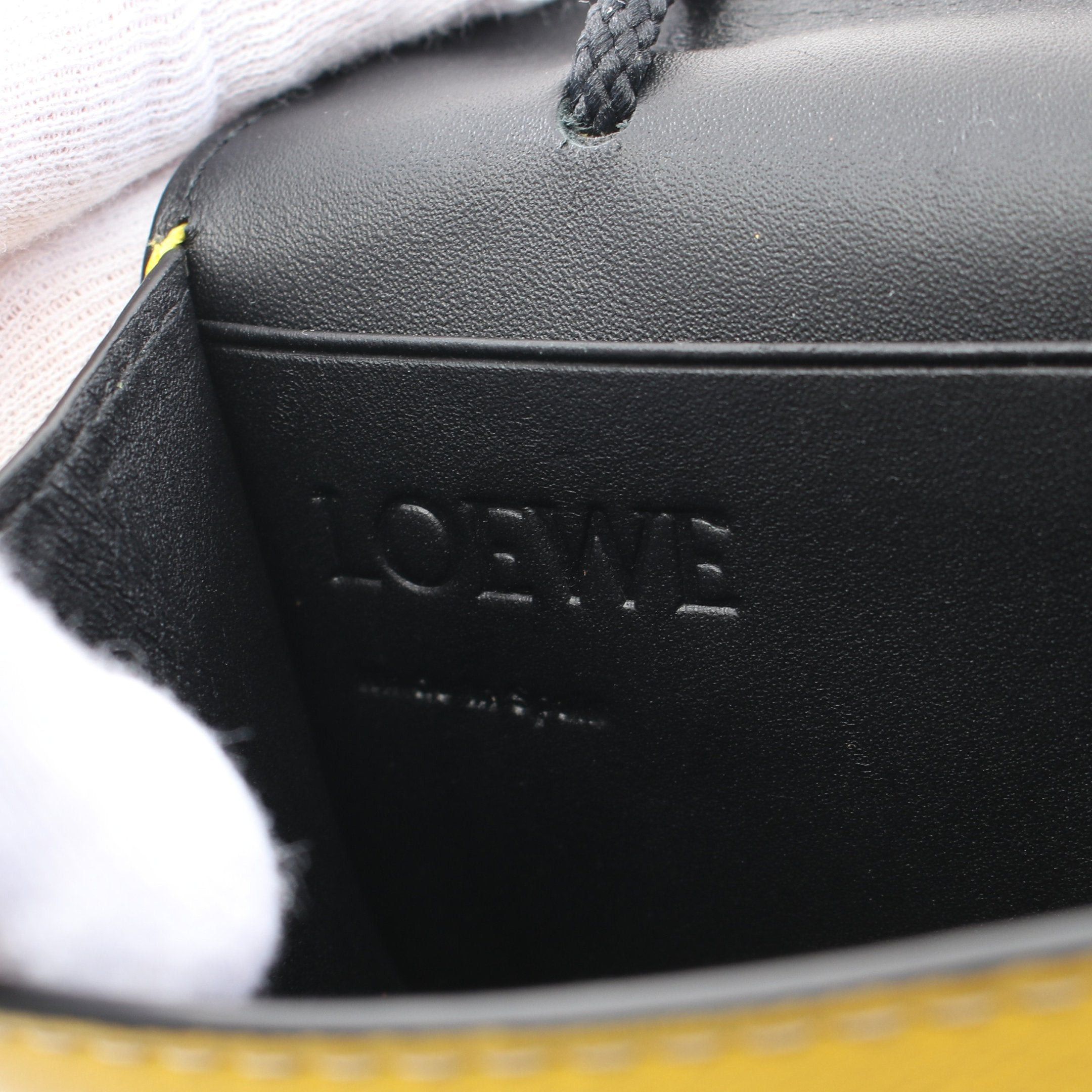 Loewe Loewe Eye Phone Shoulder Pochette Smartphone Case Leather Yellow Black Light Blue Size ONE SIZE - 4 Thumbnail