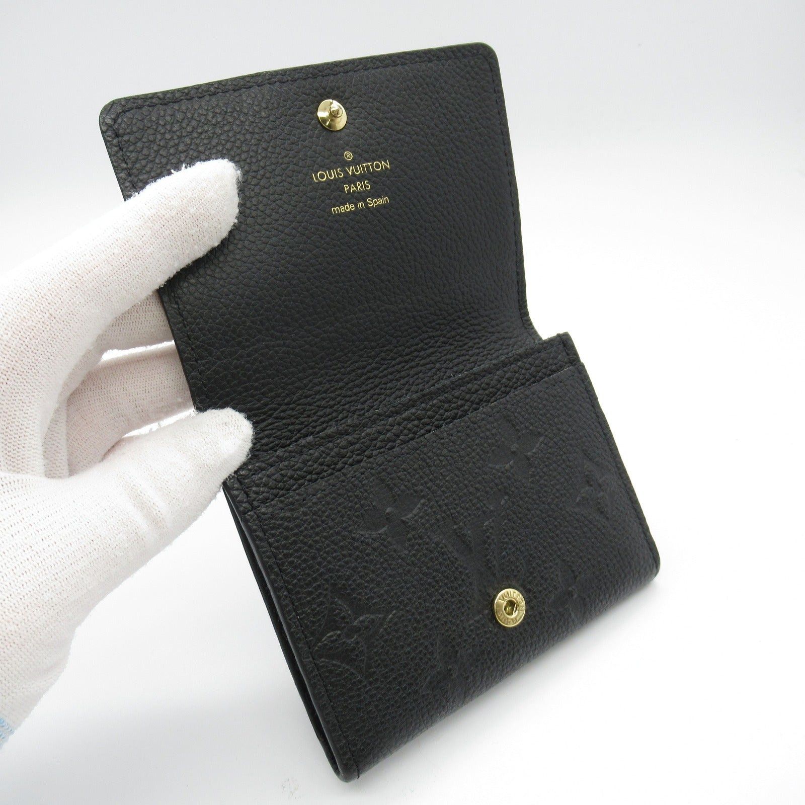 Louis Vuitton Louis Vuitton Unveil Cult De Visit Card Case Coated Canvas Monogram Empreinte Black Noir Size ONE SIZE - 5 Thumbnail