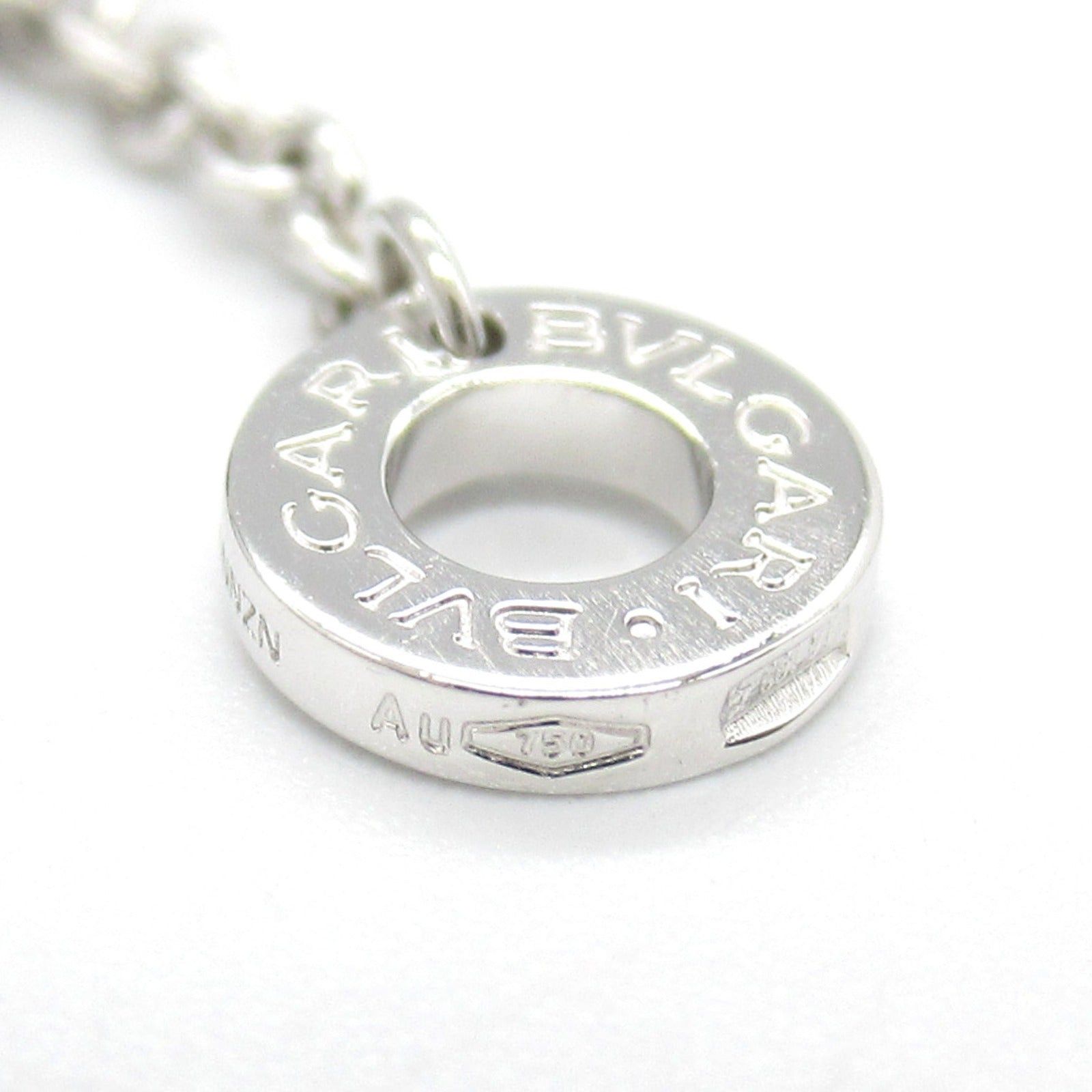 Bvlgari Bvlgari Bulgari Diamond/Onyx Necklace K18Wg (White Gold) Diamond Onyx Clear Black Size ONE SIZE - 5 Thumbnail