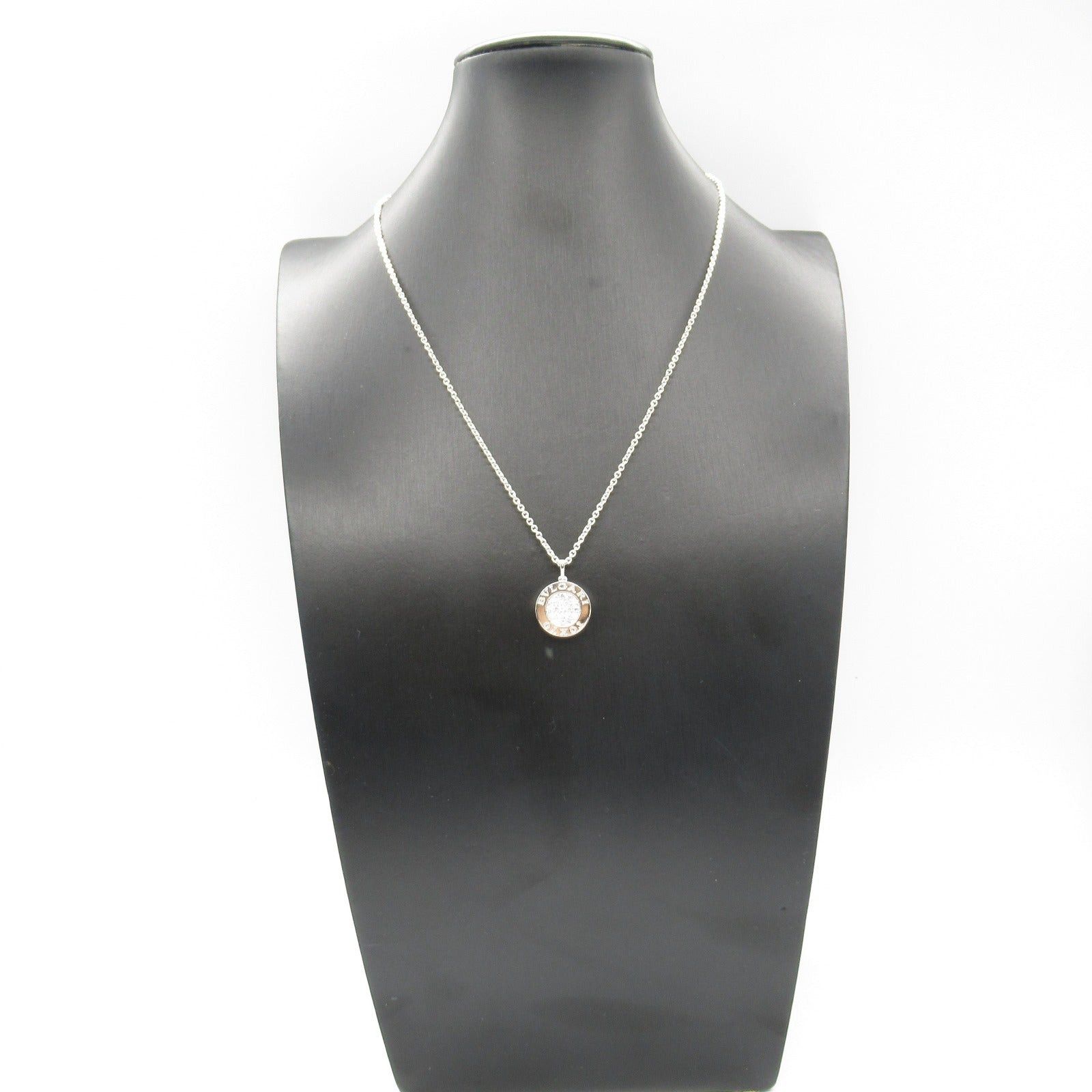 Bvlgari Bvlgari Bulgari Diamond/Onyx Necklace K18Wg (White Gold) Diamond Onyx Clear Black Size ONE SIZE - 8 Thumbnail