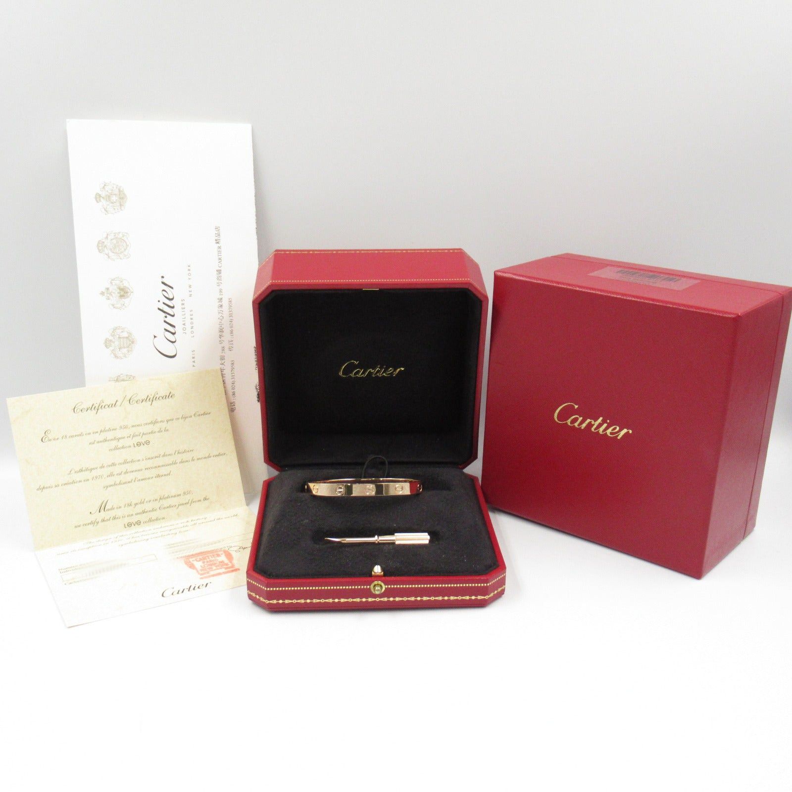 Cartier Cartier Love Breath Bracelet K18Pg (Pink Gold) Gold Size ONE SIZE - 8 Thumbnail