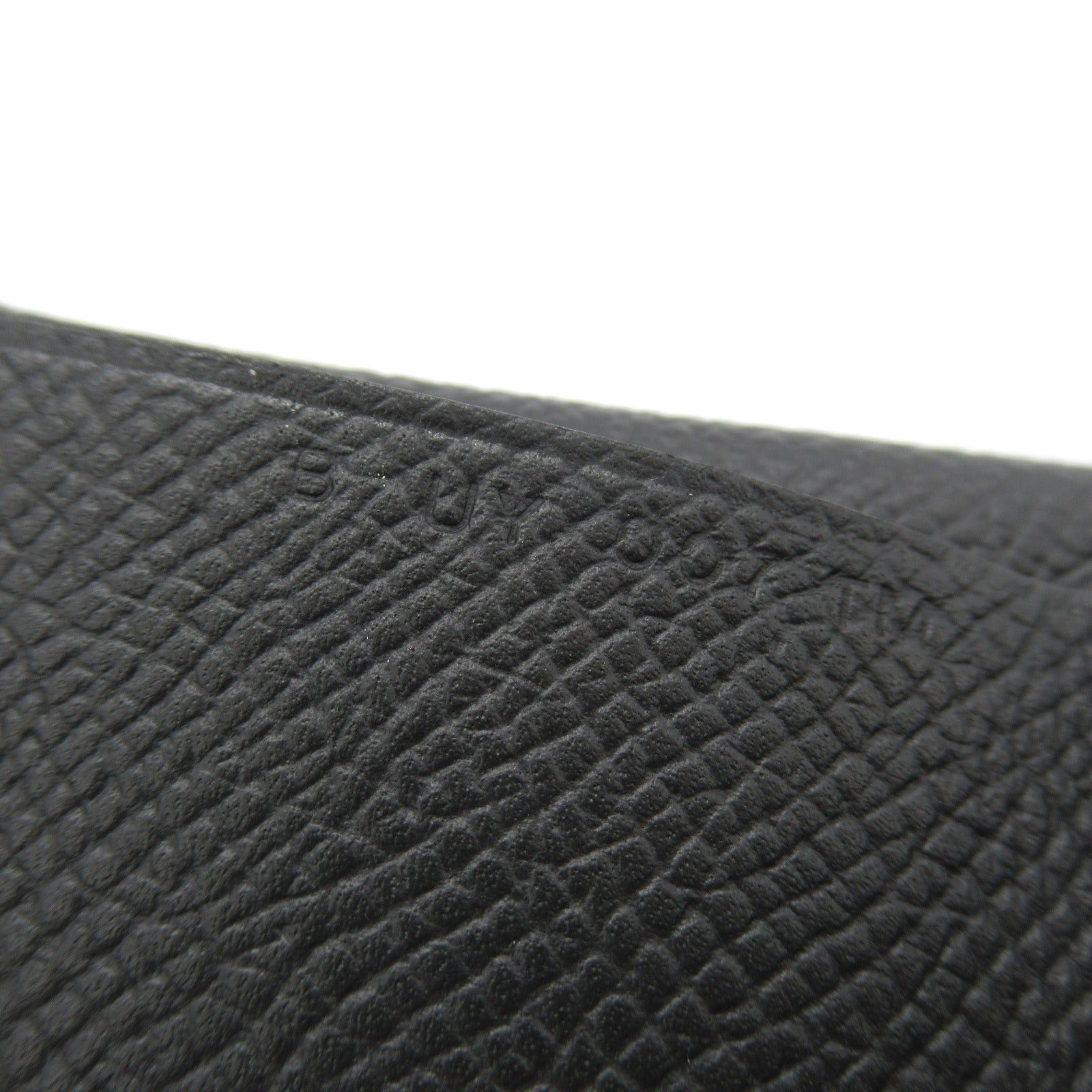 Hermes Hermes Calvi Duo Black Card Case Leather Veau Epsom (Hermes) Silver Hardware B Stamp Size ONE SIZE - 7 Thumbnail