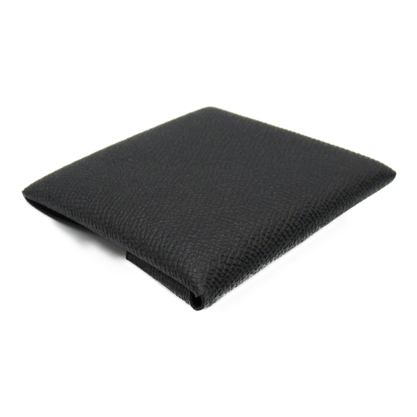 Hermes Hermes Bastia Black Coin Purse Leather Veau Epsom (Hermes) Silver Hardware Double Engraved Size ONE SIZE - 3 Thumbnail