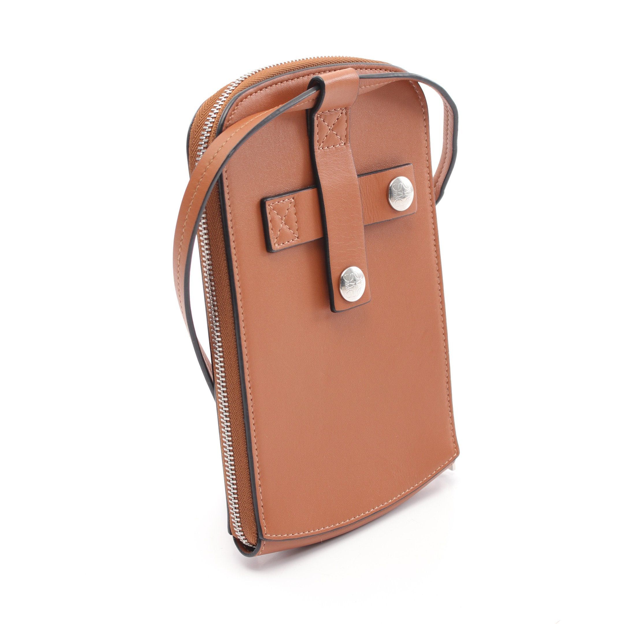Loewe Loewe Multifunctional Case Shoulder Bag Leather Brown Size ONE SIZE - 2 Thumbnail