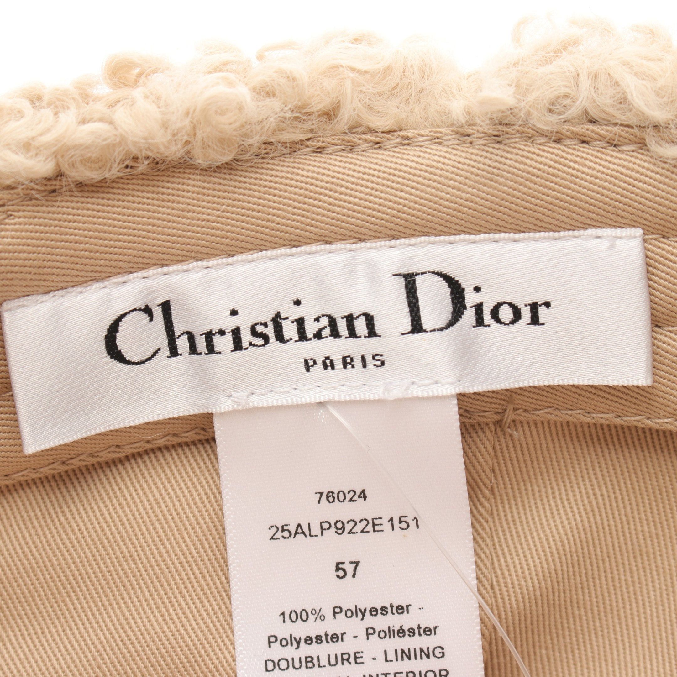 Dior Dior Dior Alps Hat Cap Beige Size ONE SIZE - 4 Thumbnail