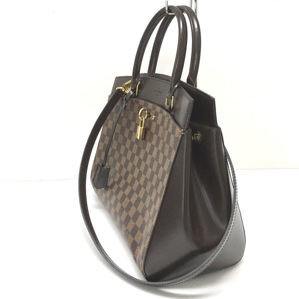 Louis Vuitton Louis Vuitton N41150 Double Shoulder Bag Rivoli Mm Damier Canvas Women Handbag Size ONE SIZE - 2 Thumbnail