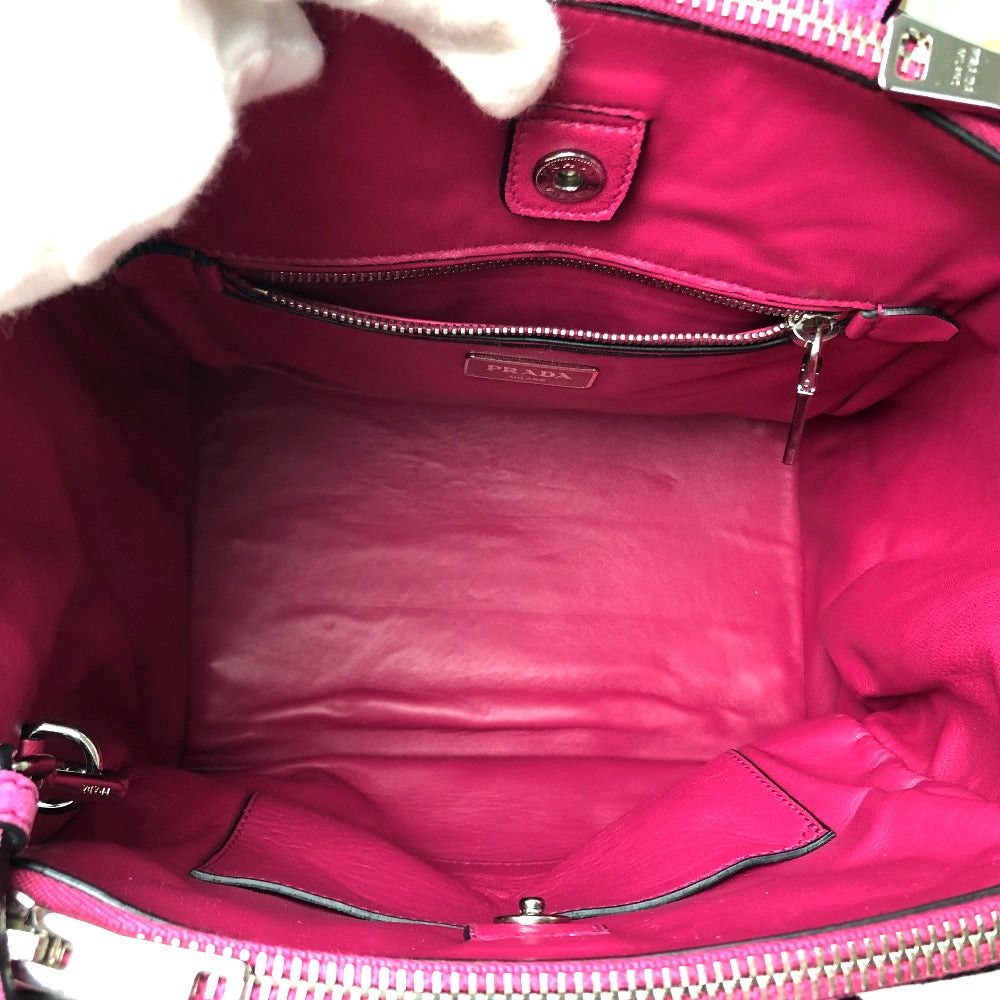Prada Prada Bn2625 Scamosciato (Suede) Double Handbag Suede Women Size ONE SIZE - 7 Thumbnail