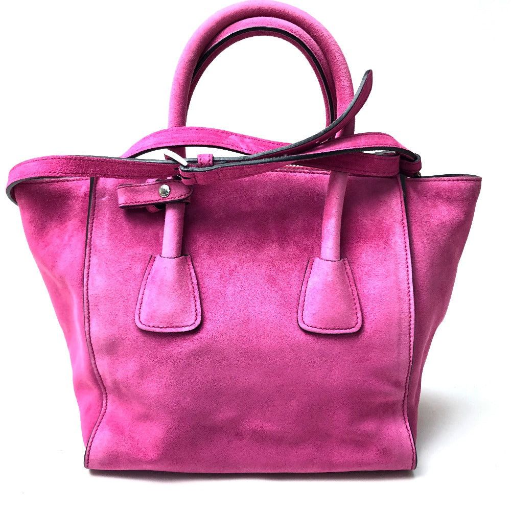 Prada Prada Bn2625 Scamosciato (Suede) Double Handbag Suede Women Size ONE SIZE - 3 Thumbnail