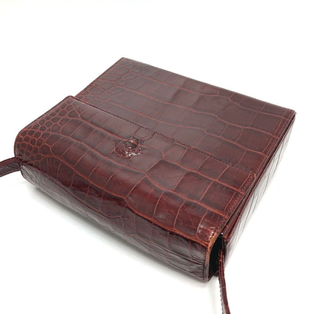 Versace Versace Medusa Crocodile Stamping Shawl Diagonal Hanging (E.G. Of A Rocket) Shoulder Bag Leather Women Size ONE SIZE - 3 Thumbnail