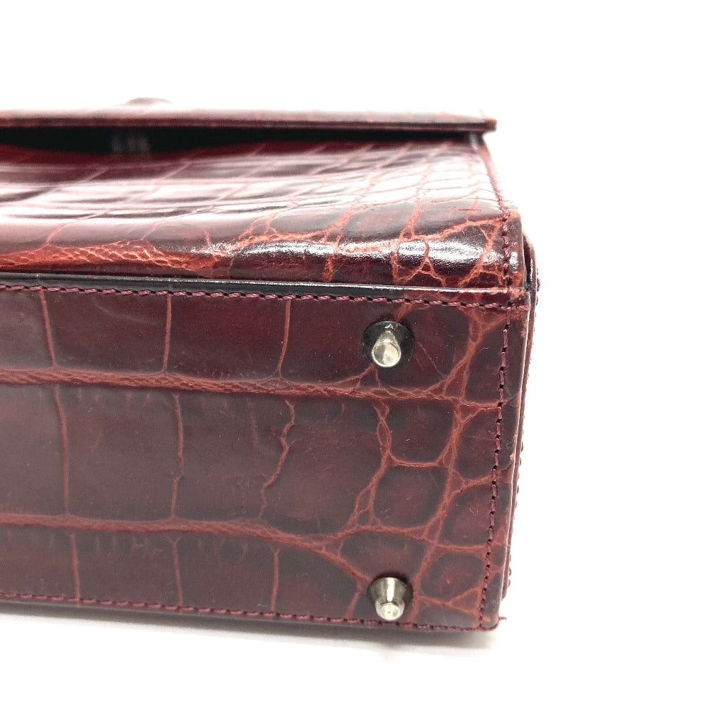 Versace Versace Medusa Crocodile Stamping Shawl Diagonal Hanging (E.G. Of A Rocket) Shoulder Bag Leather Women Size ONE SIZE - 5 Thumbnail