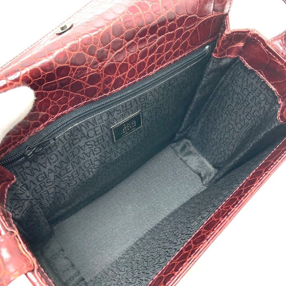 Versace Versace Medusa Crocodile Stamping Shawl Diagonal Hanging (E.G. Of A Rocket) Shoulder Bag Leather Women Size ONE SIZE - 7 Thumbnail