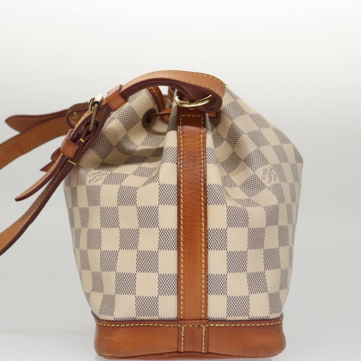 Louis Vuitton Noé Bb White Canvas Shoulder Bag (Pre-Owned) Size ONE SIZE - 3 Thumbnail